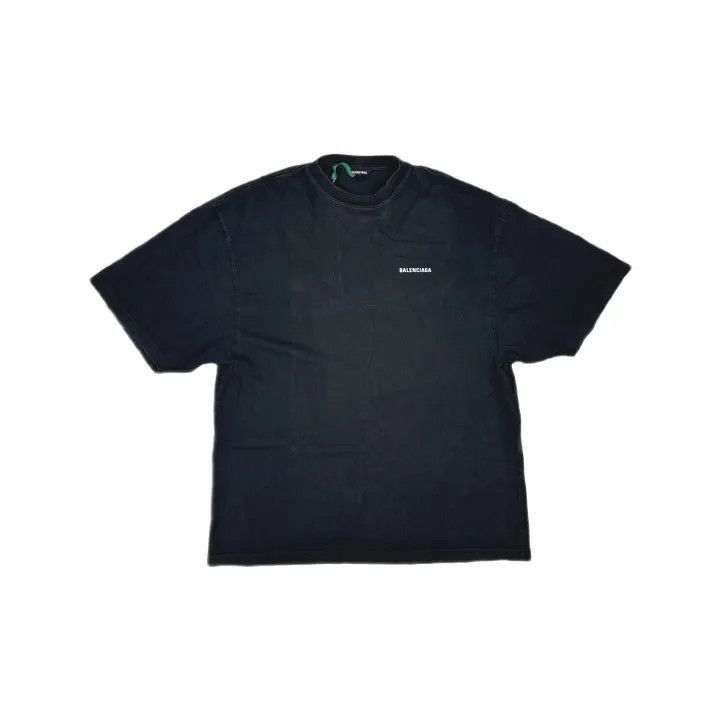 Balenciaga Balenciaga Balenciaga Vintage Logo Short Sleeve TShirt -25 Size US L / EU 52-54 / 3 - 1 Thumbnail