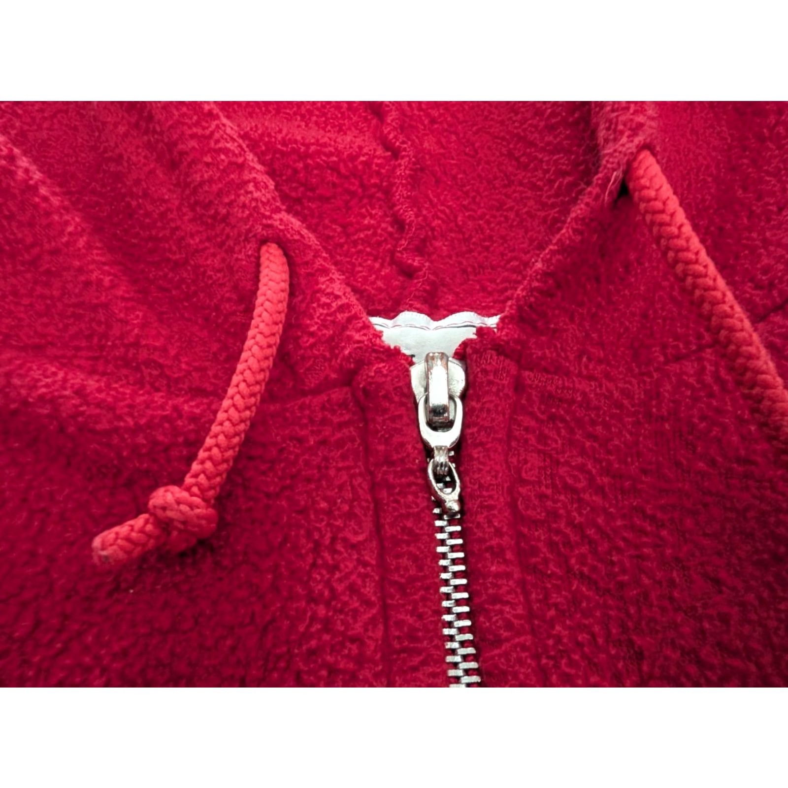 Rainbow VINTAGE In Charge Sweatshirt Shirt Womens Cropped Full Zip Hooded Fleece Red With Rainbow Sides M USA Size M / US 6-8 / IT 42-44 - 6 Thumbnail