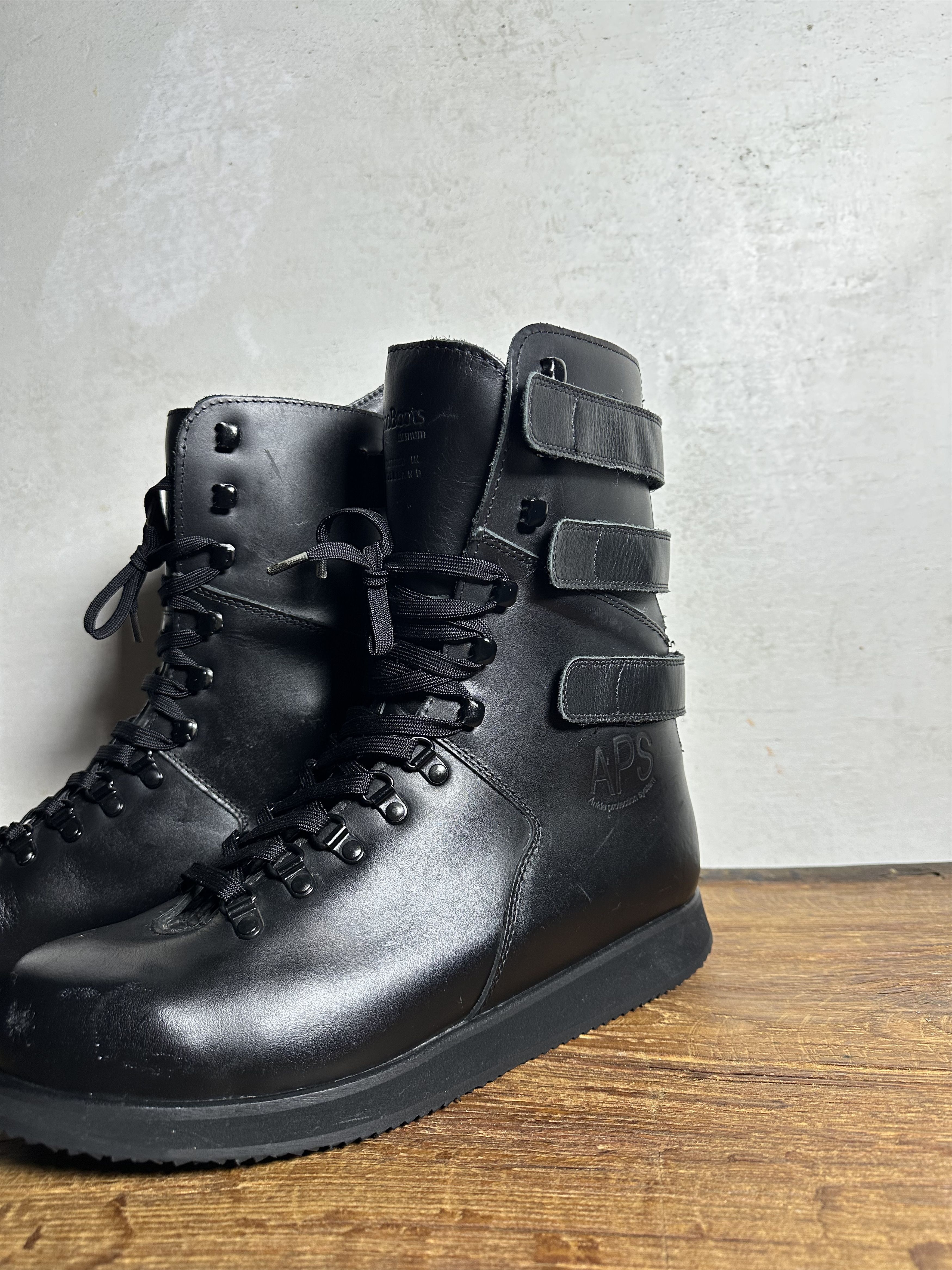 Genuine Leather Techno Boots Archillessehnenschutz Leather Size US 11 / EU 44 - 6 Thumbnail