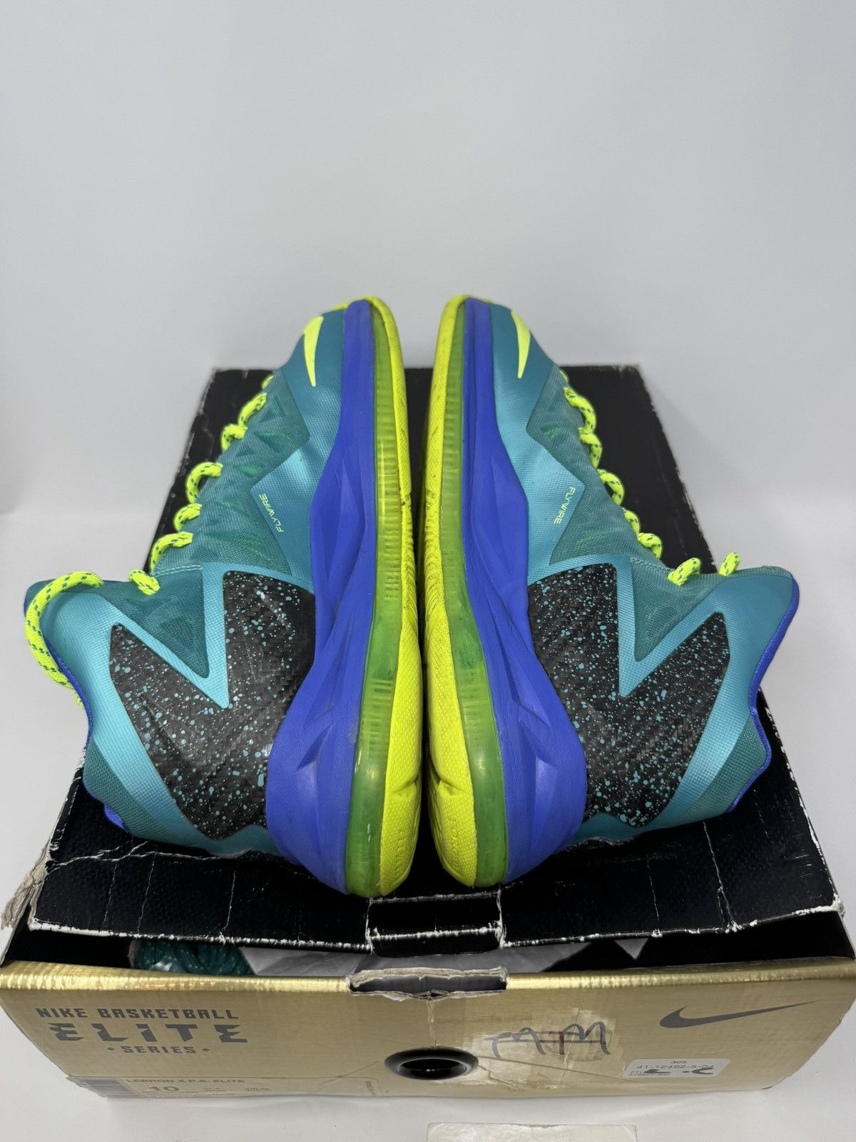 Nike Nike Lebron 10 Ps Elite Sport Turquoise Size US 10 / EU 43 - 7 Thumbnail