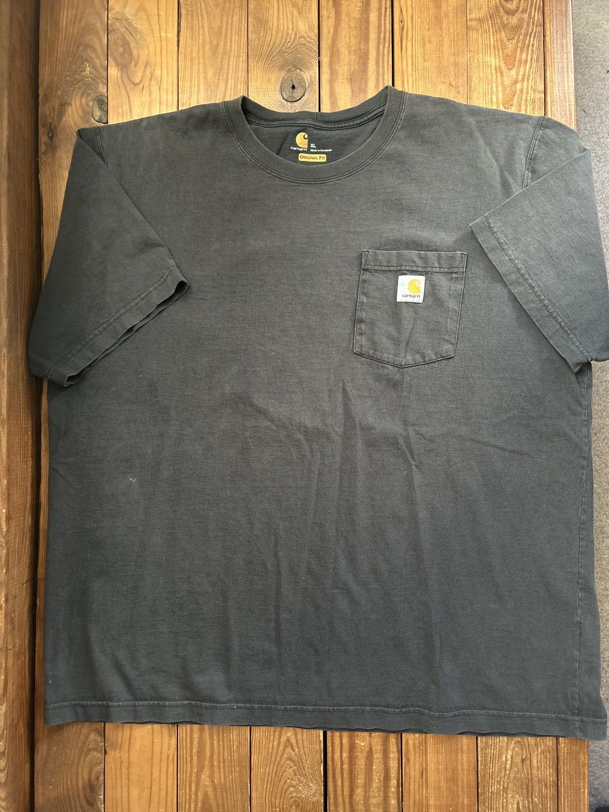 Carhartt Black Pocket Faded Tee XL 