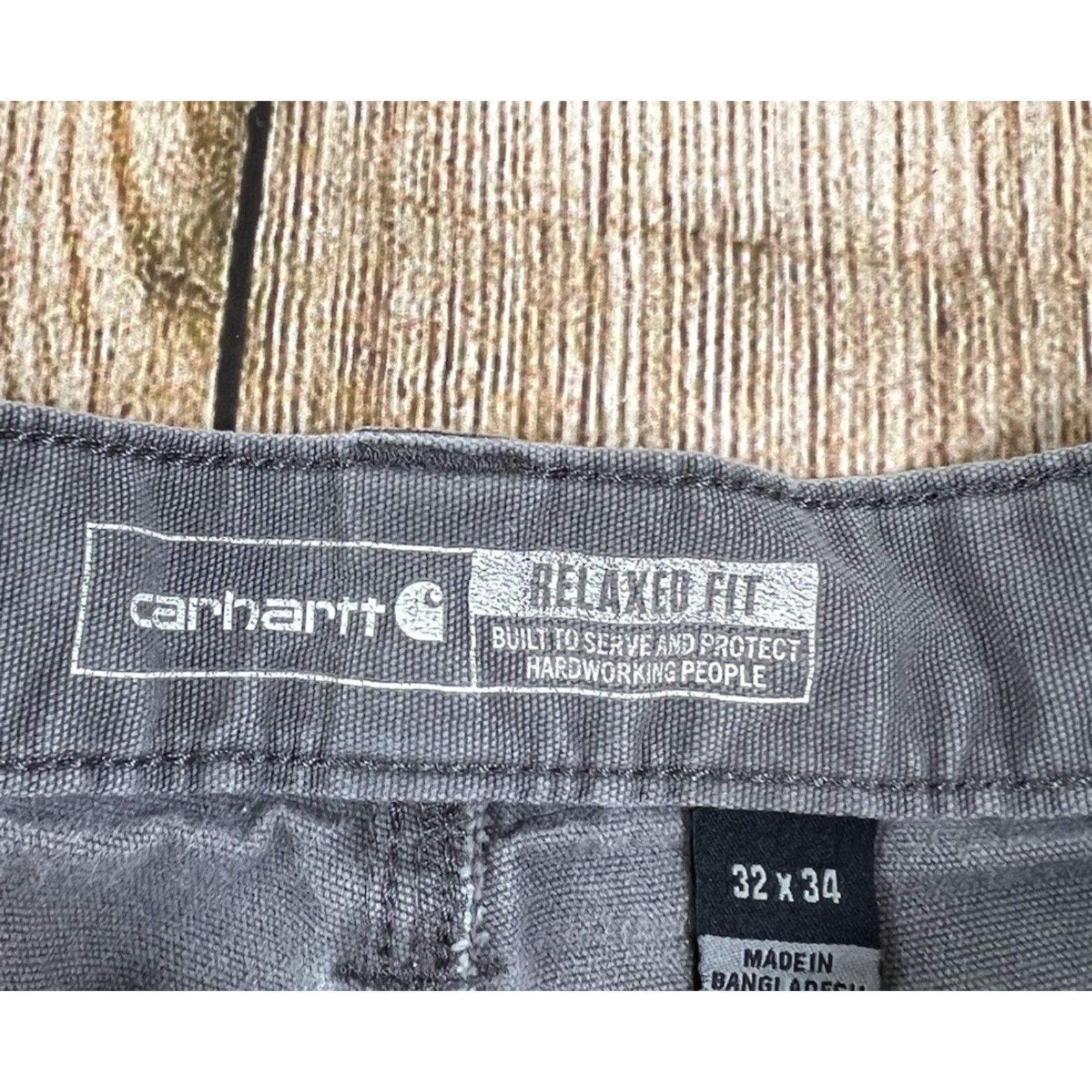Carhartt Carhartt Mens Pants Relaxed Fit Carpenter Gray 32x31 Inseam 31 Paint Splatter Distressed Size US 32 / EU 48 - 4 Thumbnail