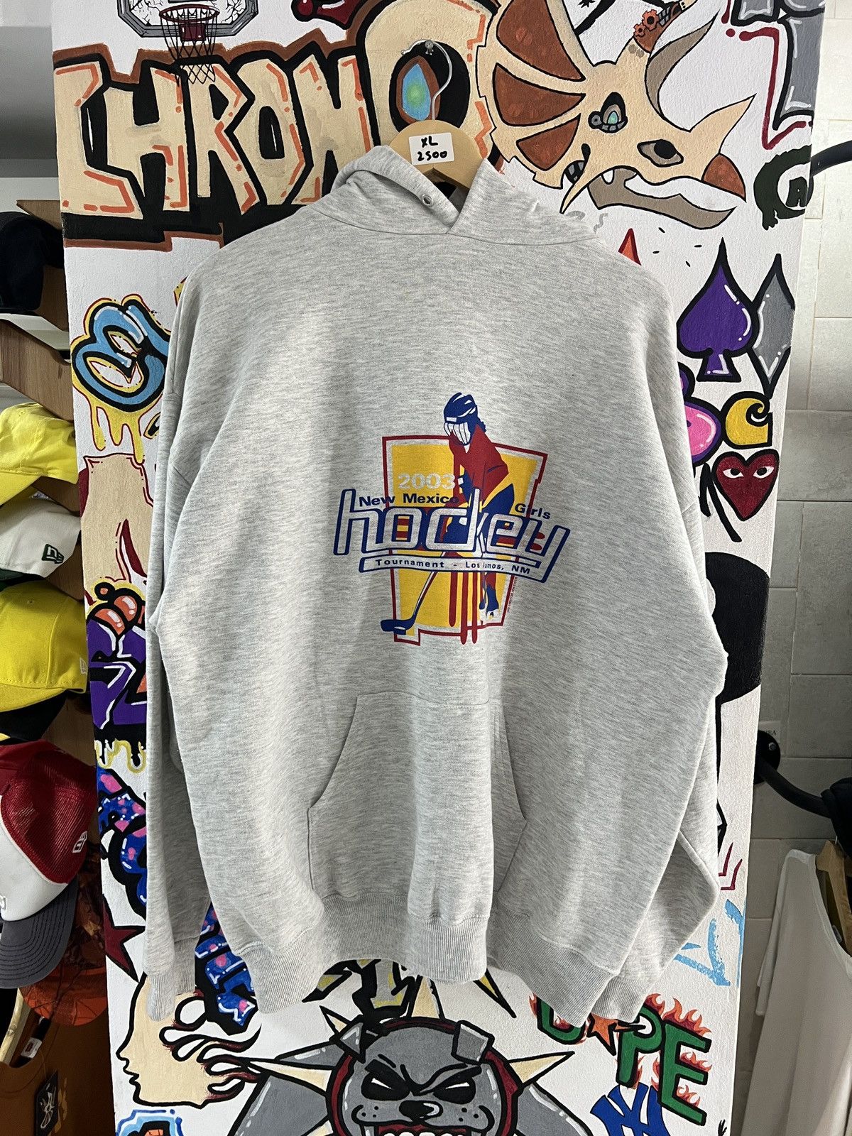 Jerzees Vintage 2003 Hokey Hoodie Size US XL / EU 56 / 4 - 1 Thumbnail
