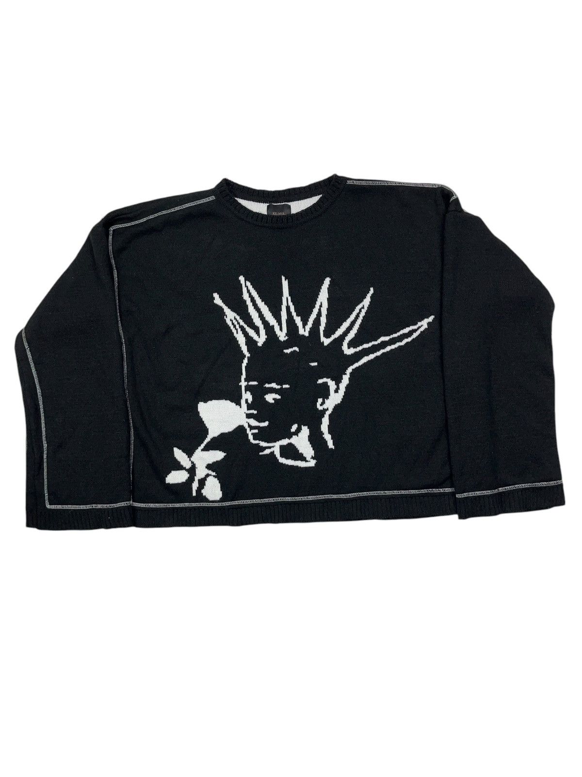 Designer Kildfol Reversible Punk Sweater Oversized Size US L / EU 52-54 / 3 - 5 Thumbnail