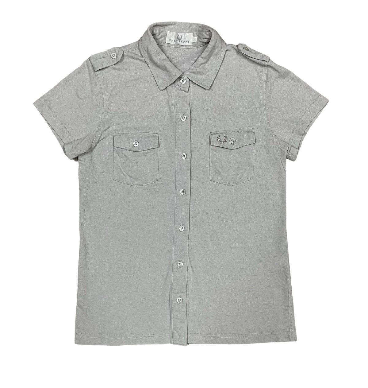 Fred Perry × Vintage Vintage FRED PERRY Double Pocket Button Ups Polo Shirt Size S / US 4 / IT 40 - 1 Thumbnail