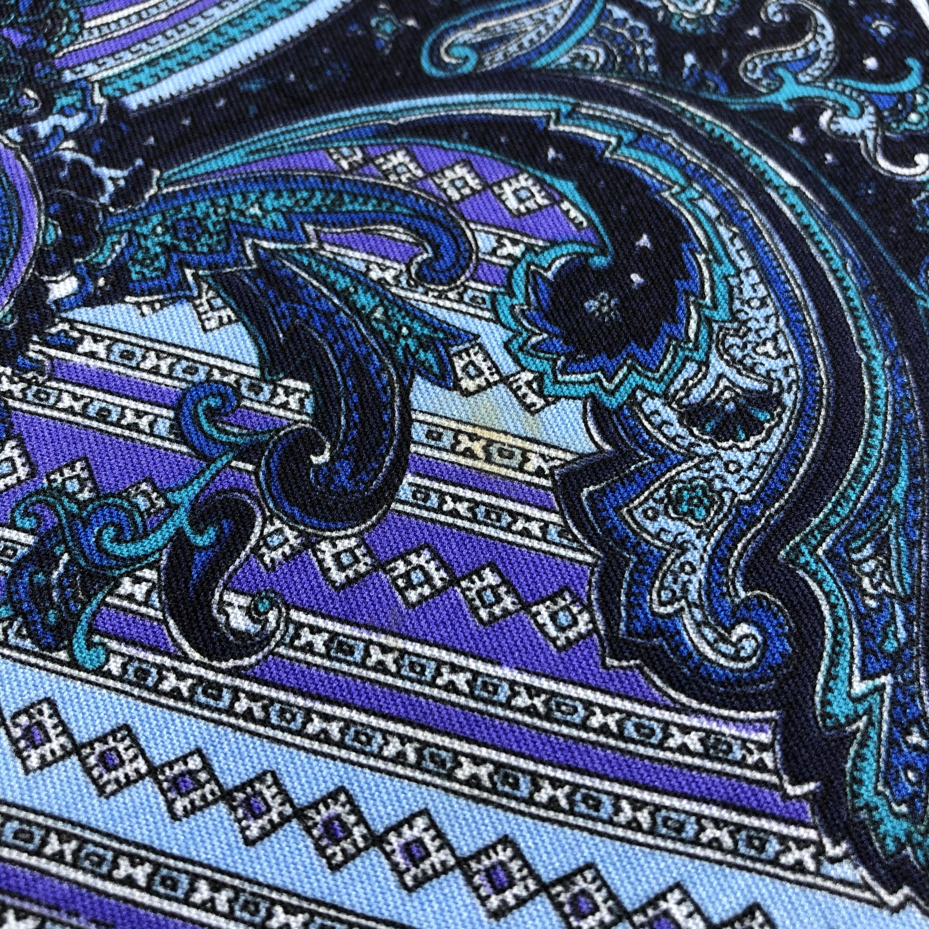 Vintage Tie Rack Paisley Scarf M327 Size ONE SIZE - 4 Thumbnail