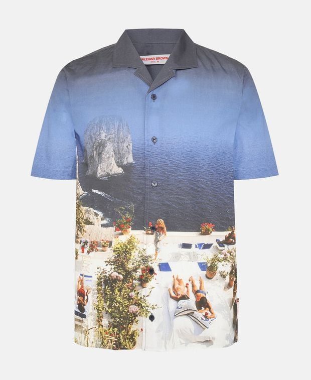 Orlebar Brown Short-sleeved shirt Size US S / EU 44-46 / 1 - 1 Thumbnail