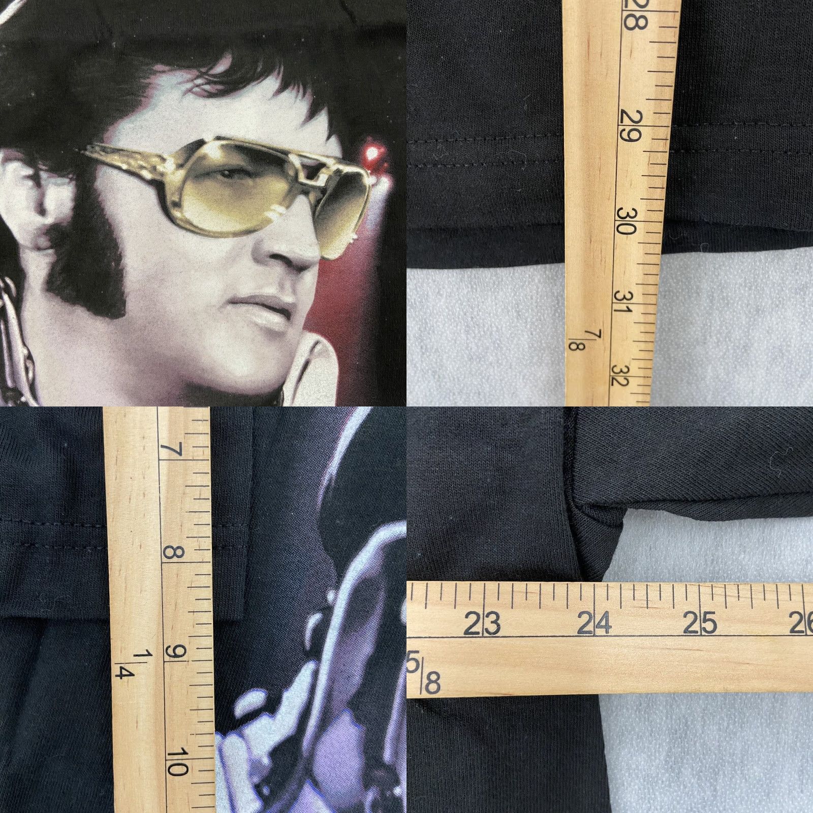 Vintage VINTAGE Elvis Presley T-Shirt Adult 2XL Black Rock N Roll Y2K Crew Neck Cotton Logo Mens XXL Size US XXL / EU 58 / 5 - 8 Thumbnail