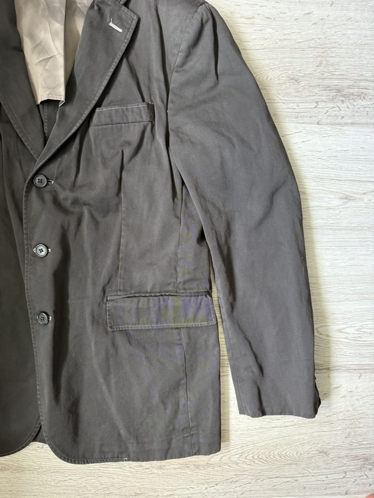 Polo Ralph Lauren Ralph Lauren Brown Blazer Made in Italy Cotton Jacket 42R Size 42R - 5 Thumbnail