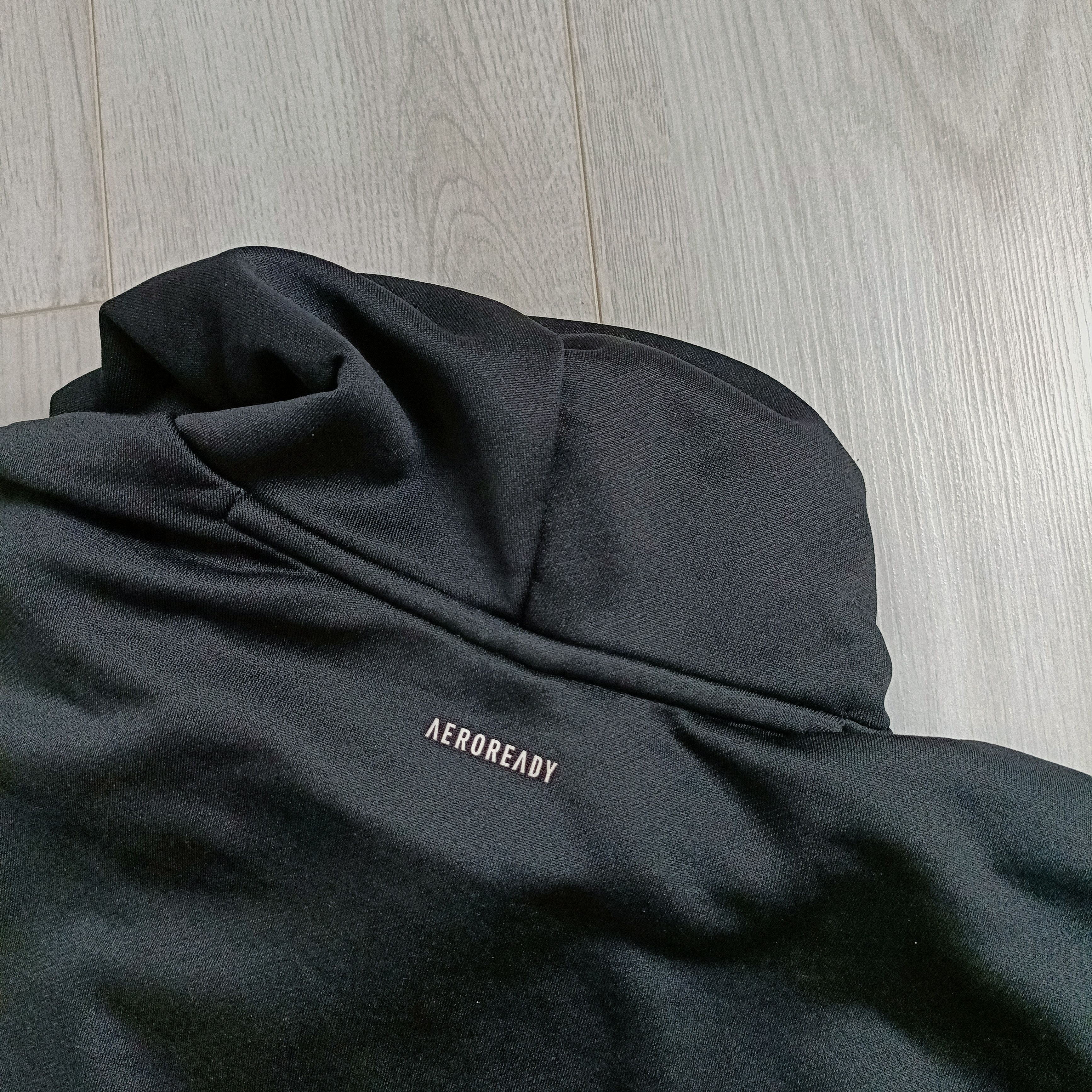 Adidas Men's Black Hoodie Firebird ! Size US L / EU 52-54 / 3 - 7 Thumbnail