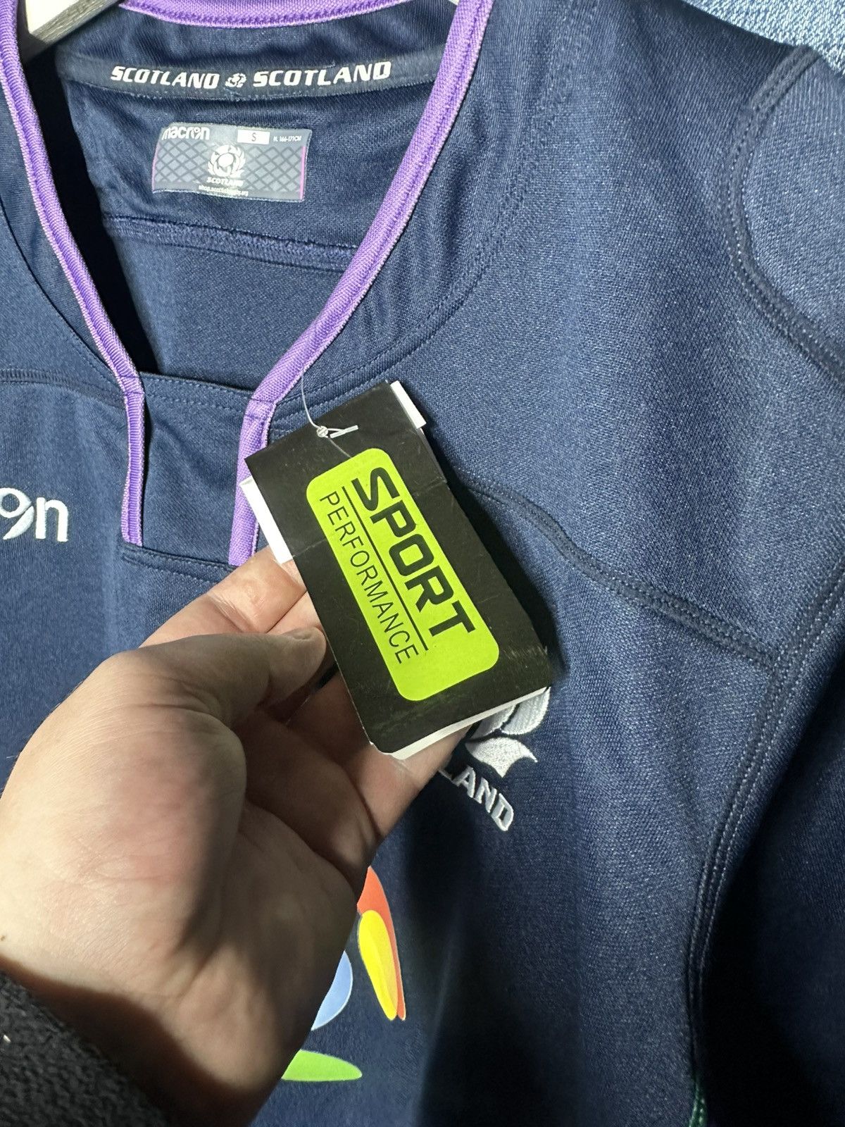 Macron Scotland 2018/2019 Macron Home Rugby Jersey Shirt Size S Size US S / EU 44-46 / 1 - 5 Thumbnail