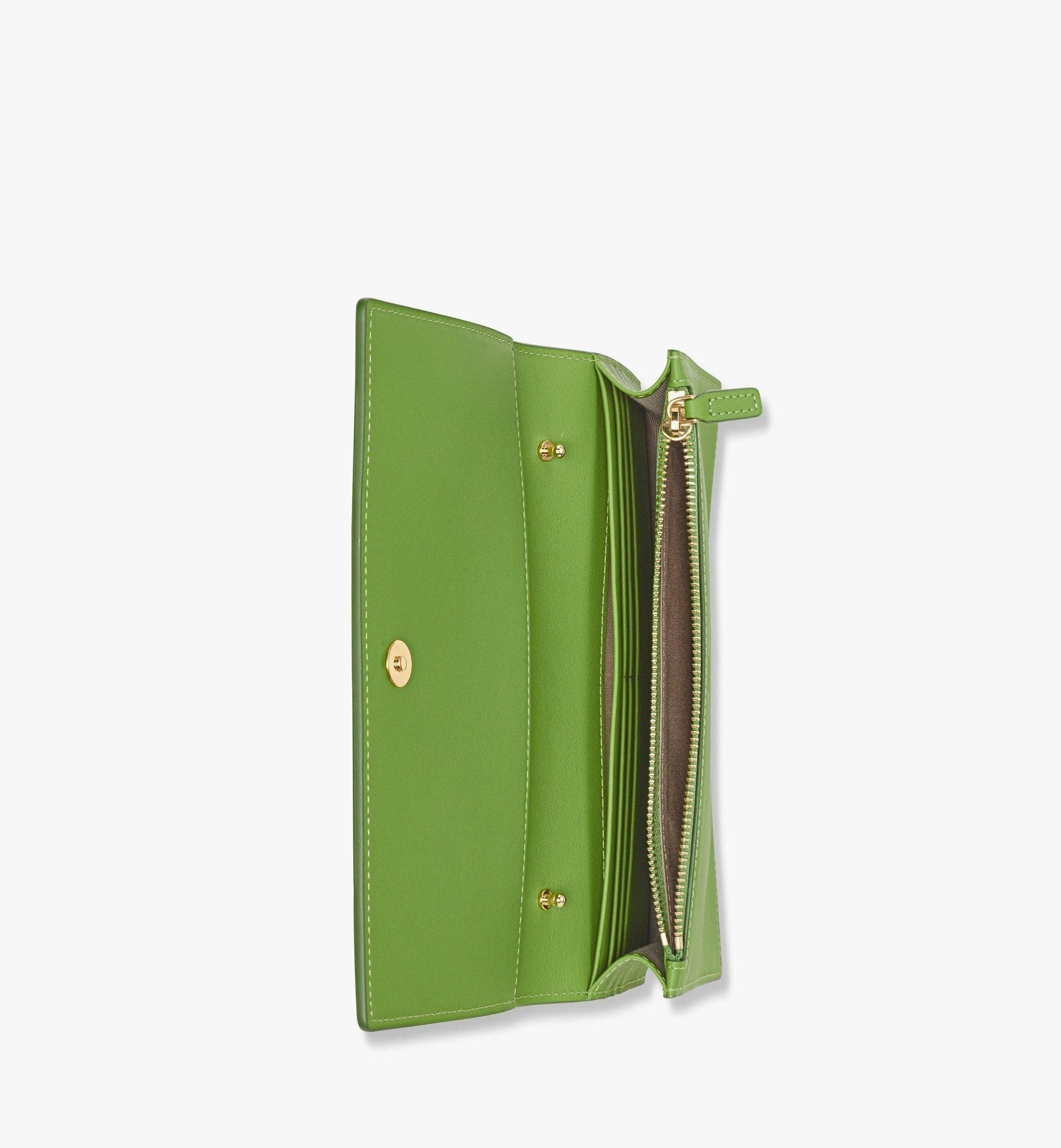 MCM o1mt1gz0725 Size: OS / Fold Large Wallet in Green Size ONE SIZE - 3 Thumbnail