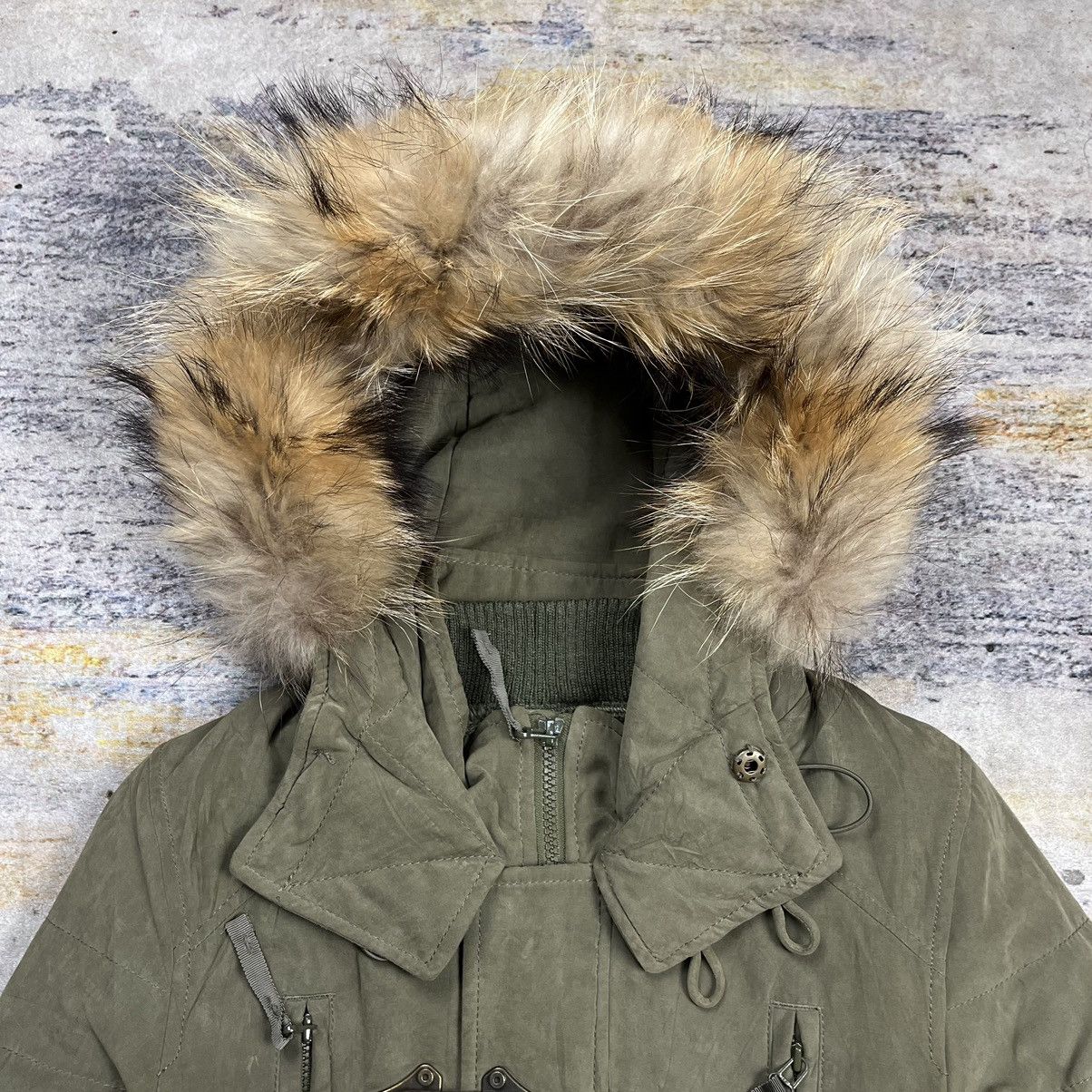 If Six Was Nine Sly military raccoon fur jacket vkei style Size US S / EU 44-46 / 1 - 6 Thumbnail