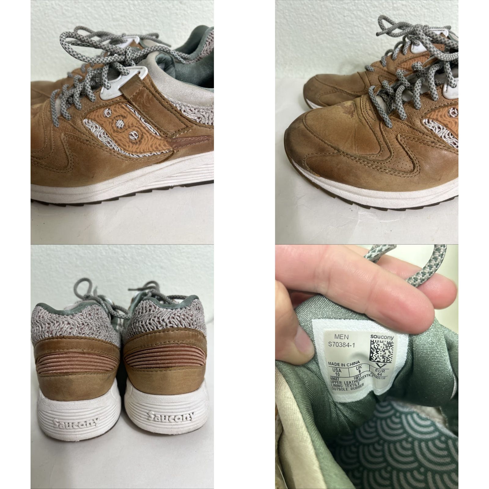 Saucony Saucony Grid 8500 SL Miso Ramen Mens Size 10 Brown Sneakers S70384-1 Size US 10 / EU 43 - 9 Thumbnail