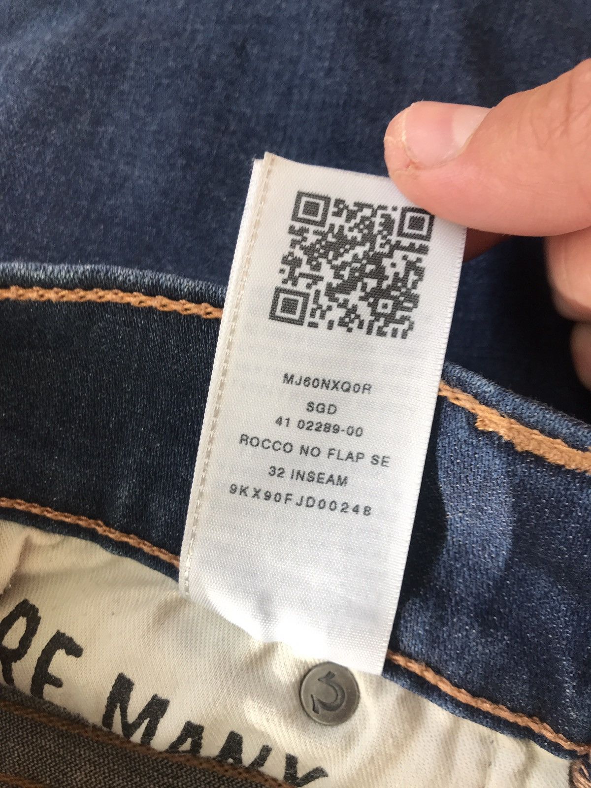 True Religion × Vintage Vintage True Religion Rocco No Flap SE Jeans Size US 34 / EU 50 - 12 Thumbnail