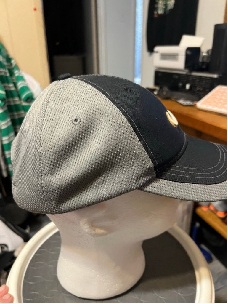 Nike Men's Nike Golf Black Grey One Size Fitted Hat Size ONE SIZE - 4 Thumbnail