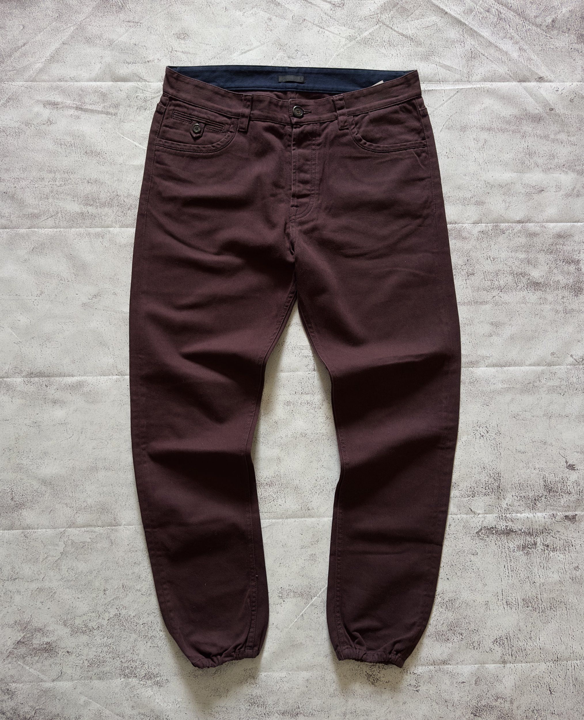 Prada Prada Cotton Blend Jogger Pants Maroon sz.33 Size US 33 - 1 Thumbnail