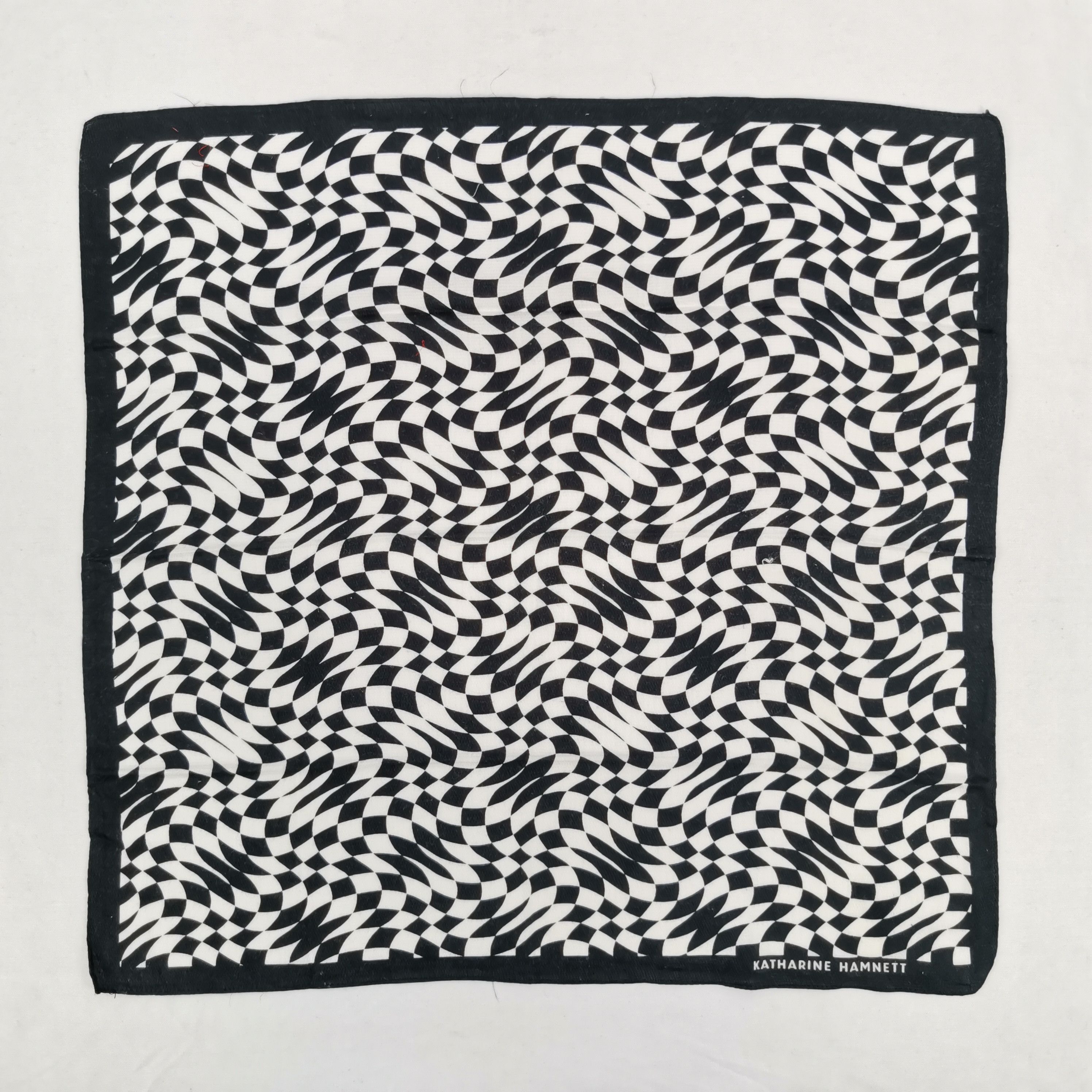 Katharine Hamnett London Vintage Kathrine Hamnett Handkerchief Neckerchief Bandana Size ONE SIZE - 2 Thumbnail