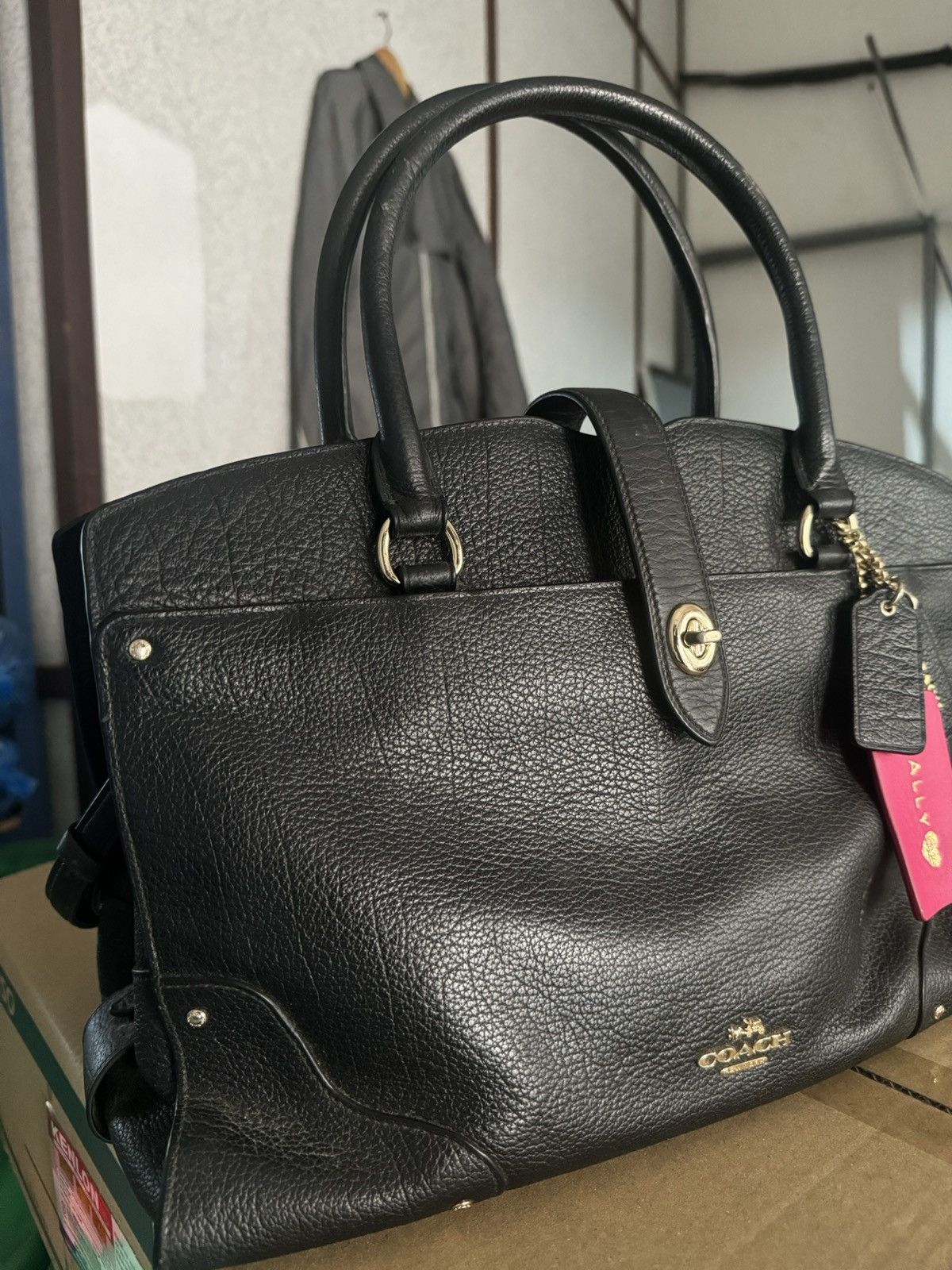 Coach × Designer Coach HandBag Full Leather Size ONE SIZE - 8 Thumbnail