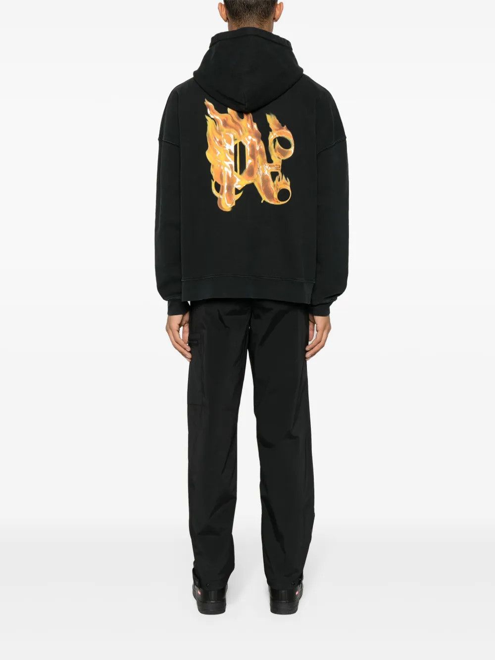Palm Angels o1y0325 Logo Hoodie in Black Size US S / EU 44-46 / 1 - 5 Thumbnail