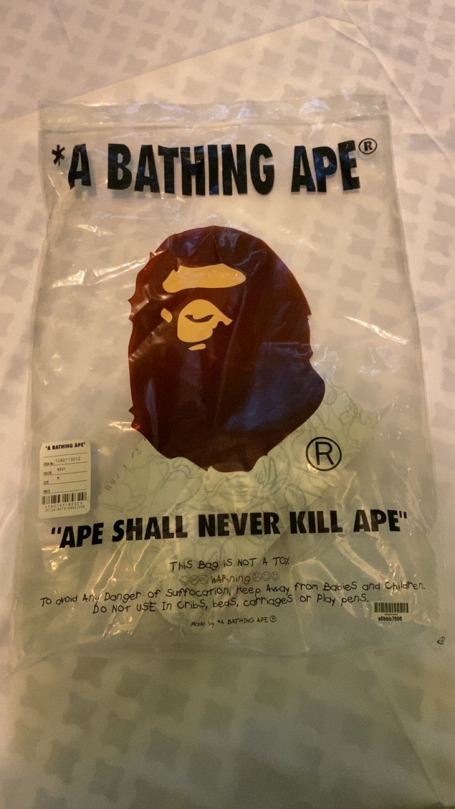 Bape Men’s bape tiger embroidery crewneck navy Size US M / EU 48-50 / 2 - 8 Thumbnail