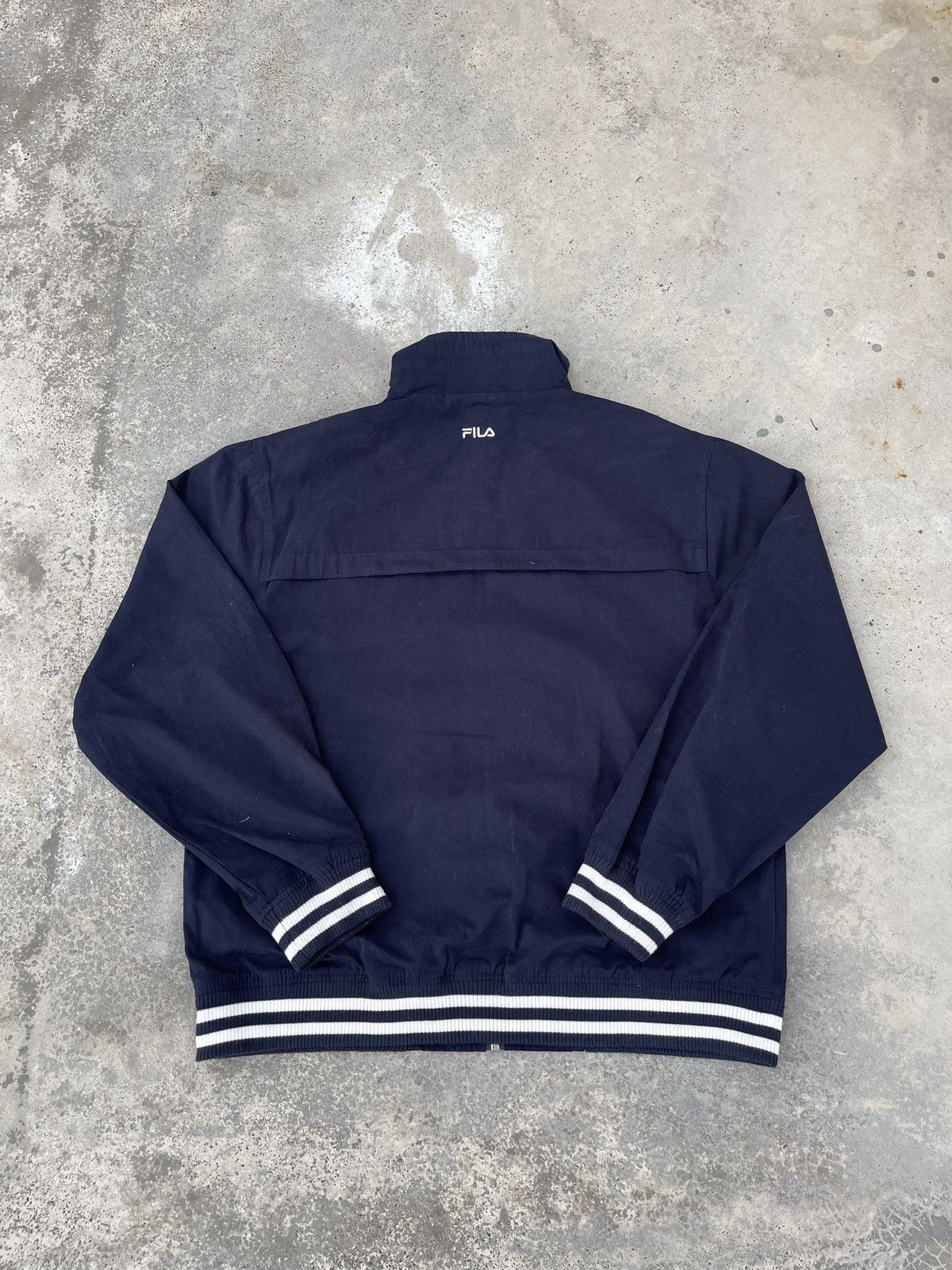 Fila × Vintage Vintage Fila Zip Up Jacket Size US L / EU 52-54 / 3 - 3 Thumbnail