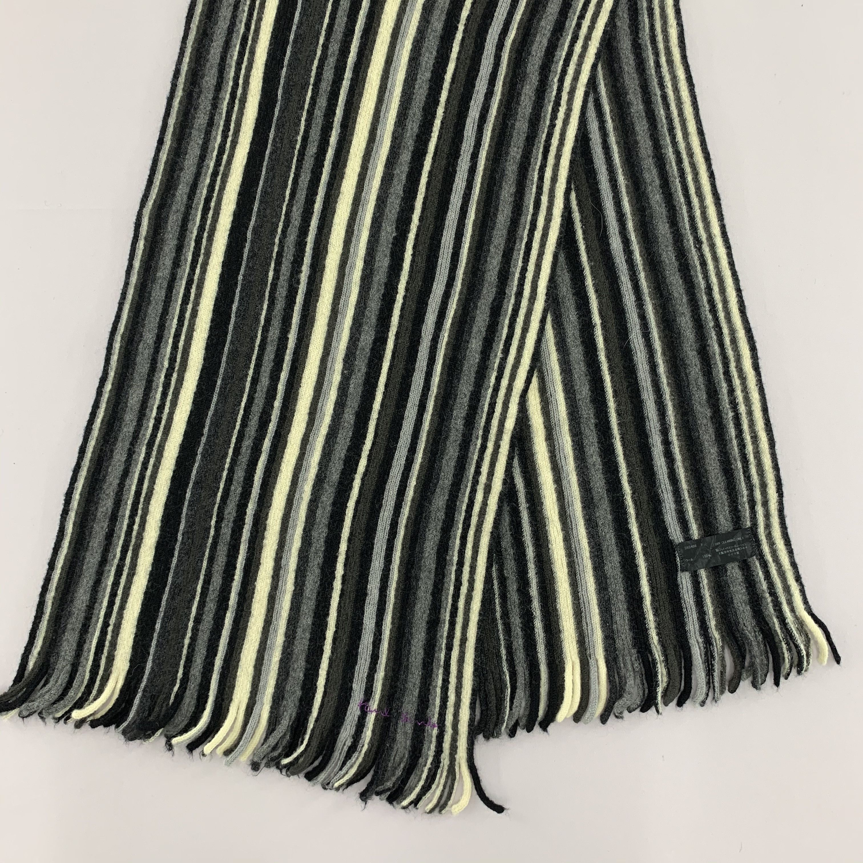 Paul Smith Paul Smith Scarf Wool Muffler Neck Wrap BL4397 Size ONE SIZE - 3 Thumbnail