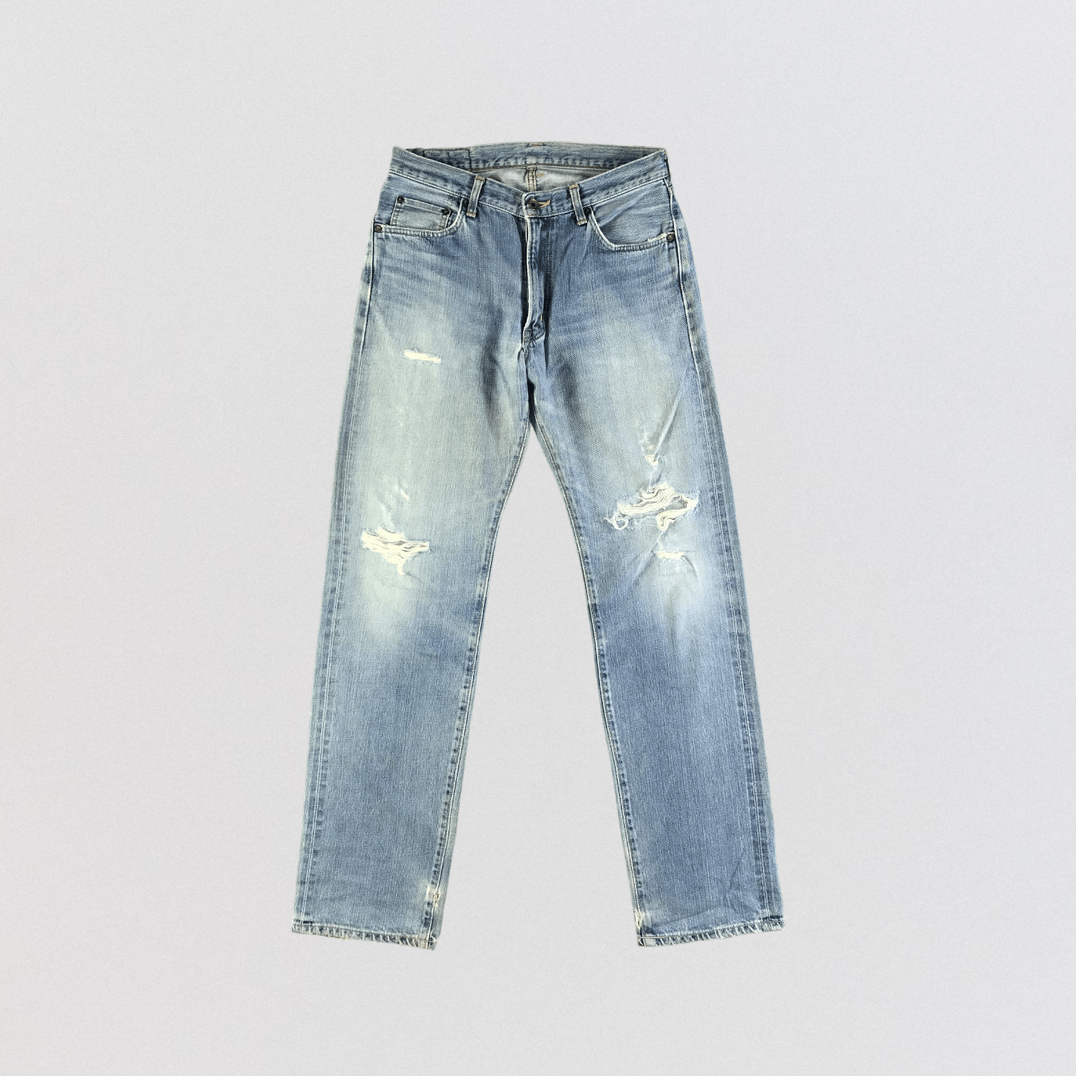 Edwin Vintage Light Wash Edwin 505 Selvedge Jeans-JM3577 Size US 32 / EU 48 - 1 Thumbnail