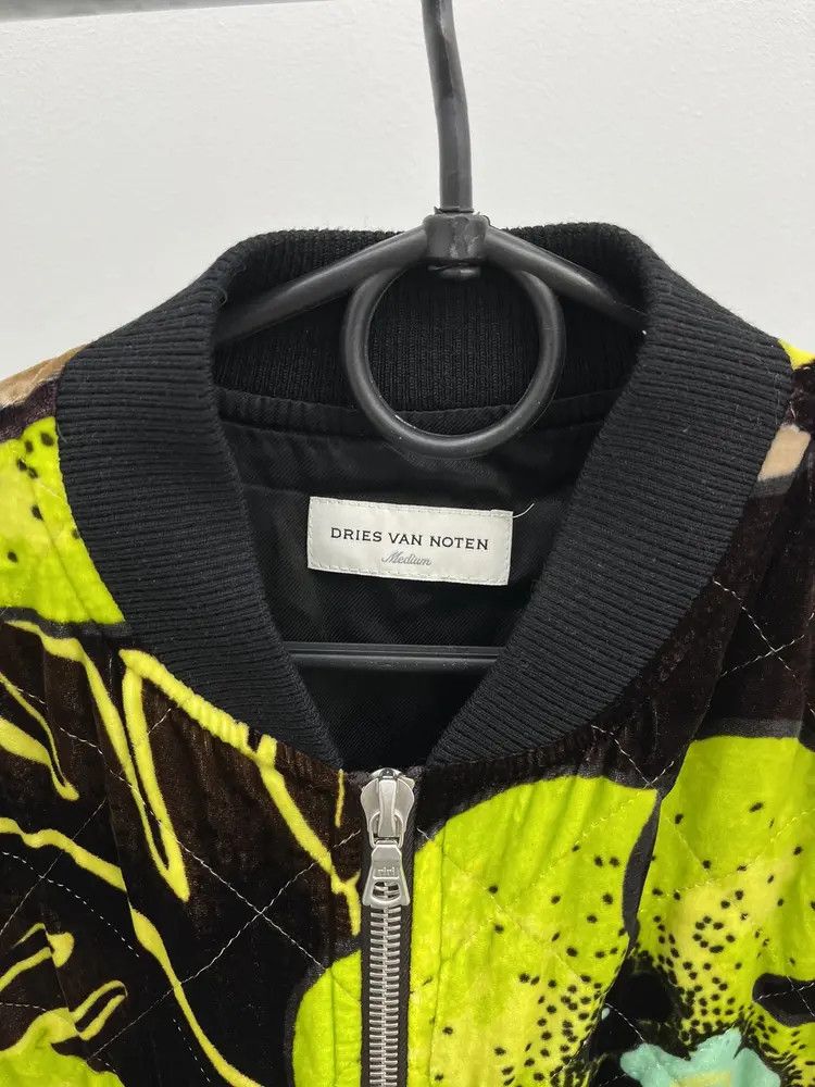 Dries Van Noten Dries Van Noten Fall 2020 Velvet Floral Quilted Jacket Size M / US 6-8 / IT 42-44 - 4 Thumbnail