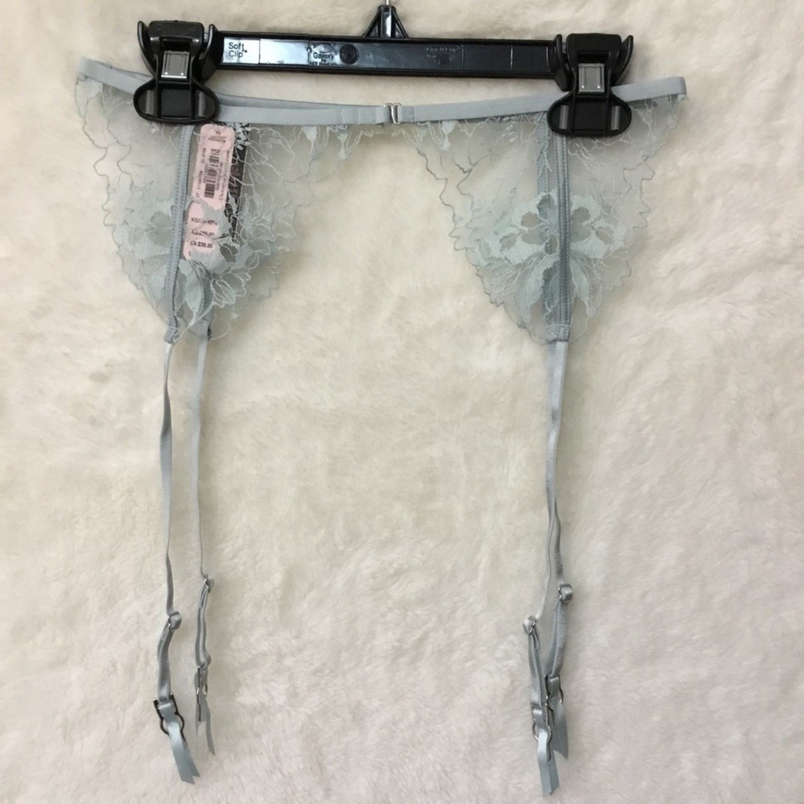 Victoria's Secret Victoria's Secret Blue Embroidered Garter Belt Size ONE SIZE - 6 Thumbnail