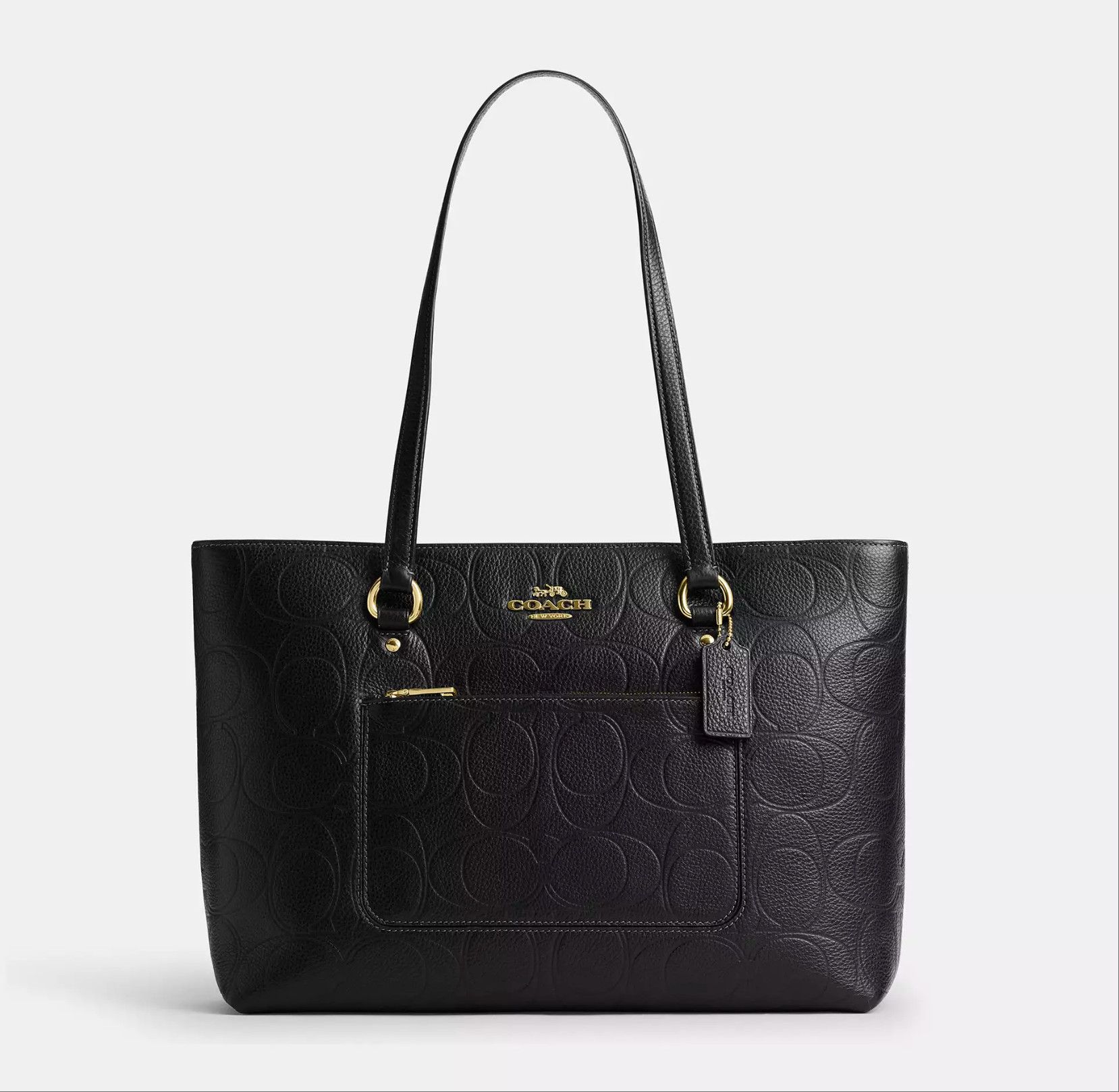 Station Tote Bag In Signature Leather CCD49