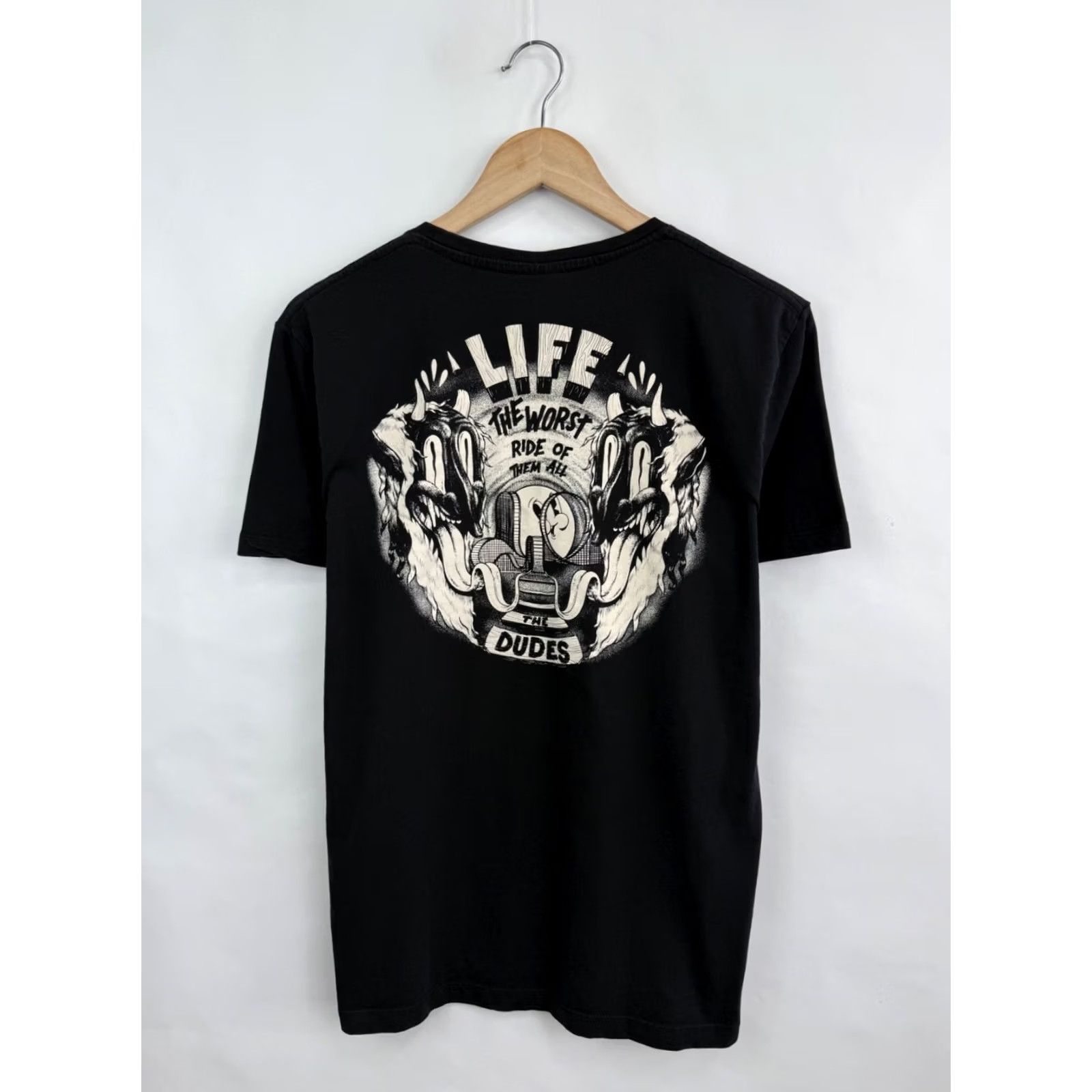 Alife VINTAGE Y2K The Dudes Life The Worst Ride Of Them All T-Shirt M Black Mens Size US M / EU 48-50 / 2 - 3 Thumbnail