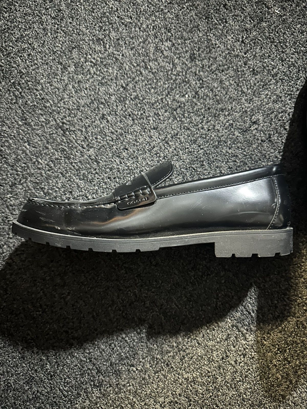 Coach Vintage Black Coach Loafers Size US 11 / EU 44 - 2 Thumbnail