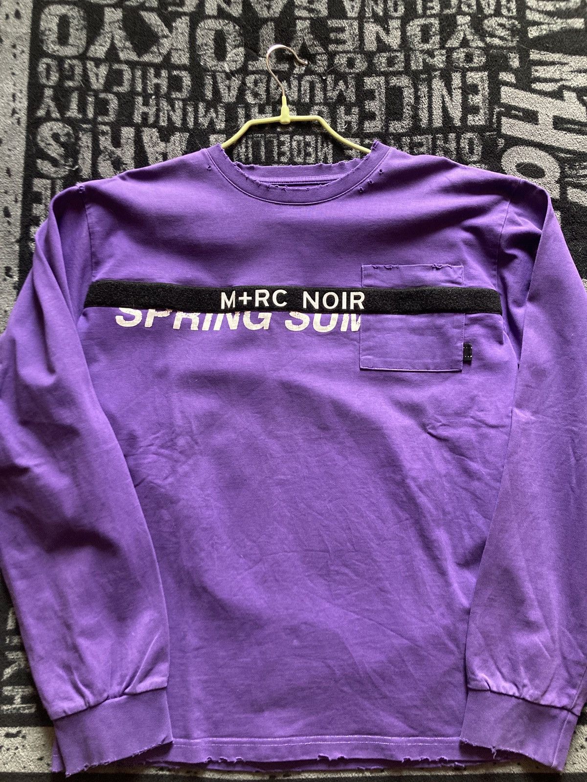 MRC Noir Long Sleeves Velcro Tee