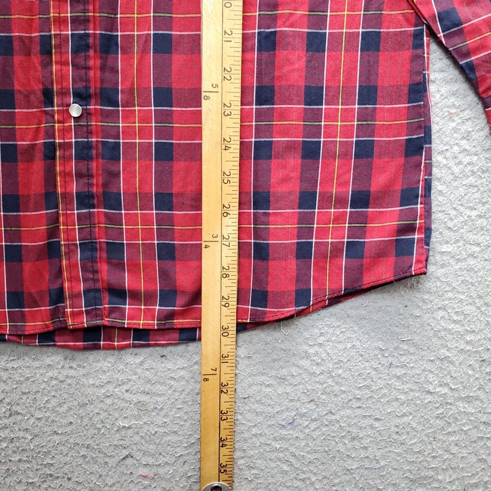 Vintage Ely Cattleman Western Shirt Mens M Multi Plaid Long Sleeve Pearl Snap Front EUC Size US M / EU 48-50 / 2 - 5 Thumbnail