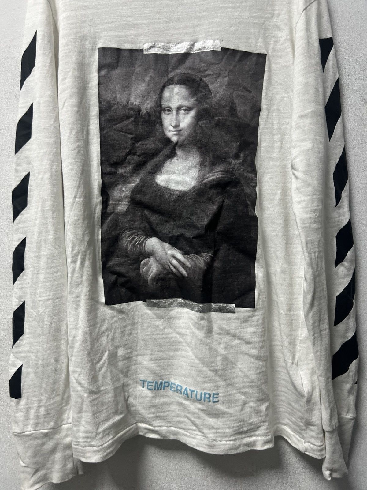 Off-White Off White Mona Lisa Long Sleeve Big Logo Mens Size US S / EU 44-46 / 1 - 2 Thumbnail