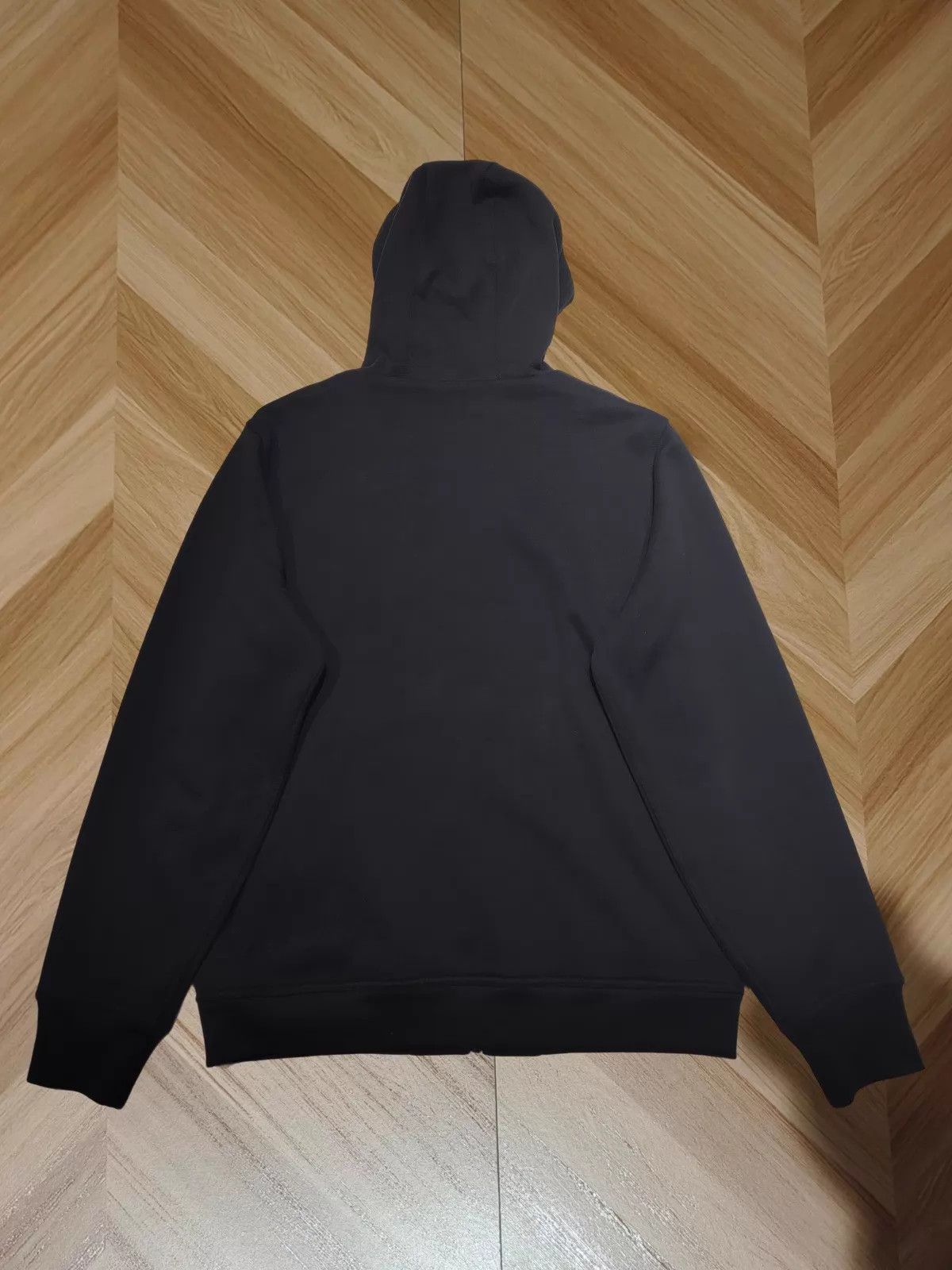 Burberry Burberry Black Hooded Zip-Up Jacket Check Lining Size US L / EU 52-54 / 3 - 2 Thumbnail
