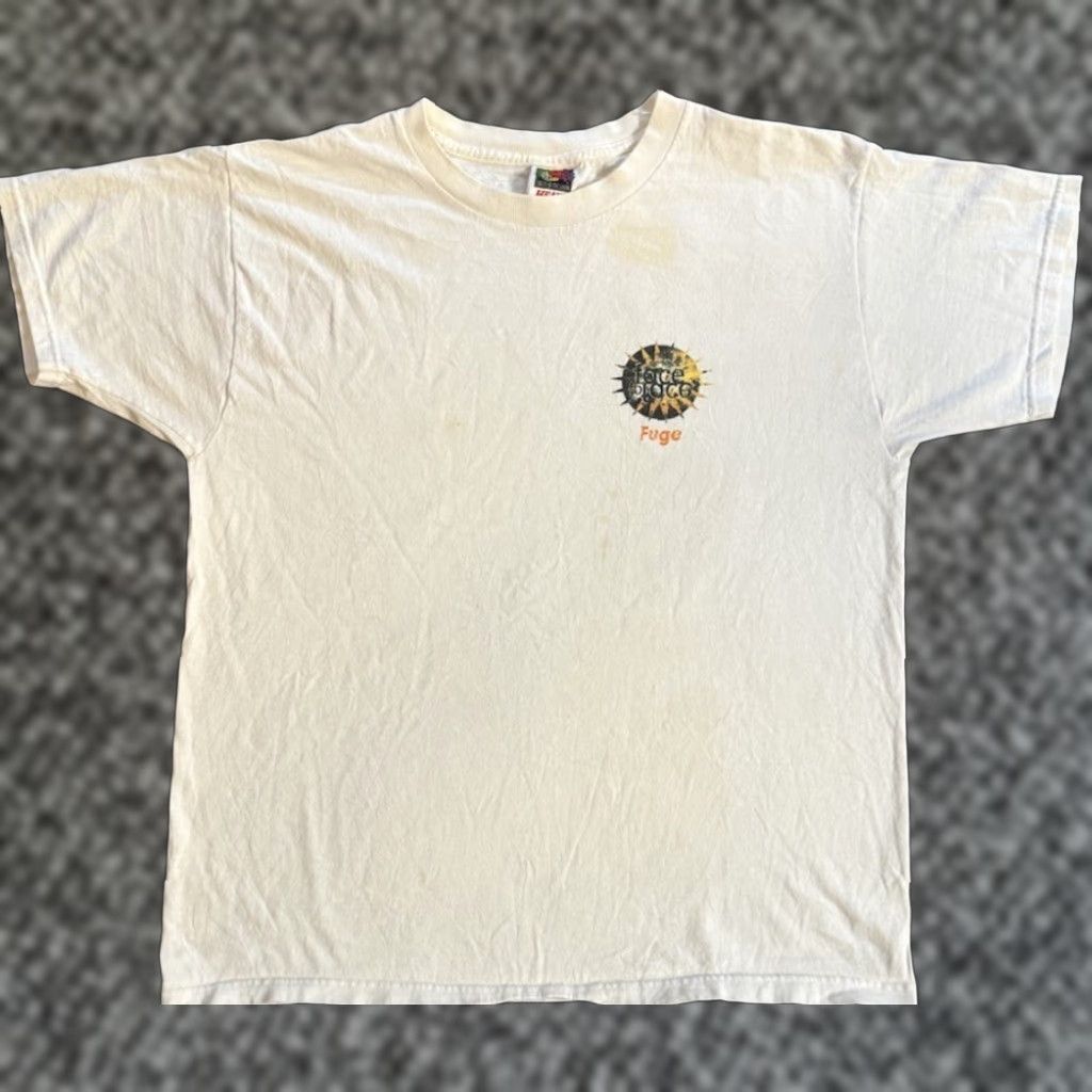 Fruit Of The Loom VINTAGE Lifeway FUGE Cams Face To Face With Christ Tour T Shirt L Jesus Tee Mens 90s Band Punk Rock White Cotton Short Sleeve Crew Neck Graphic Print Size US L / EU 52-54 / 3 - 1 Thumbnail