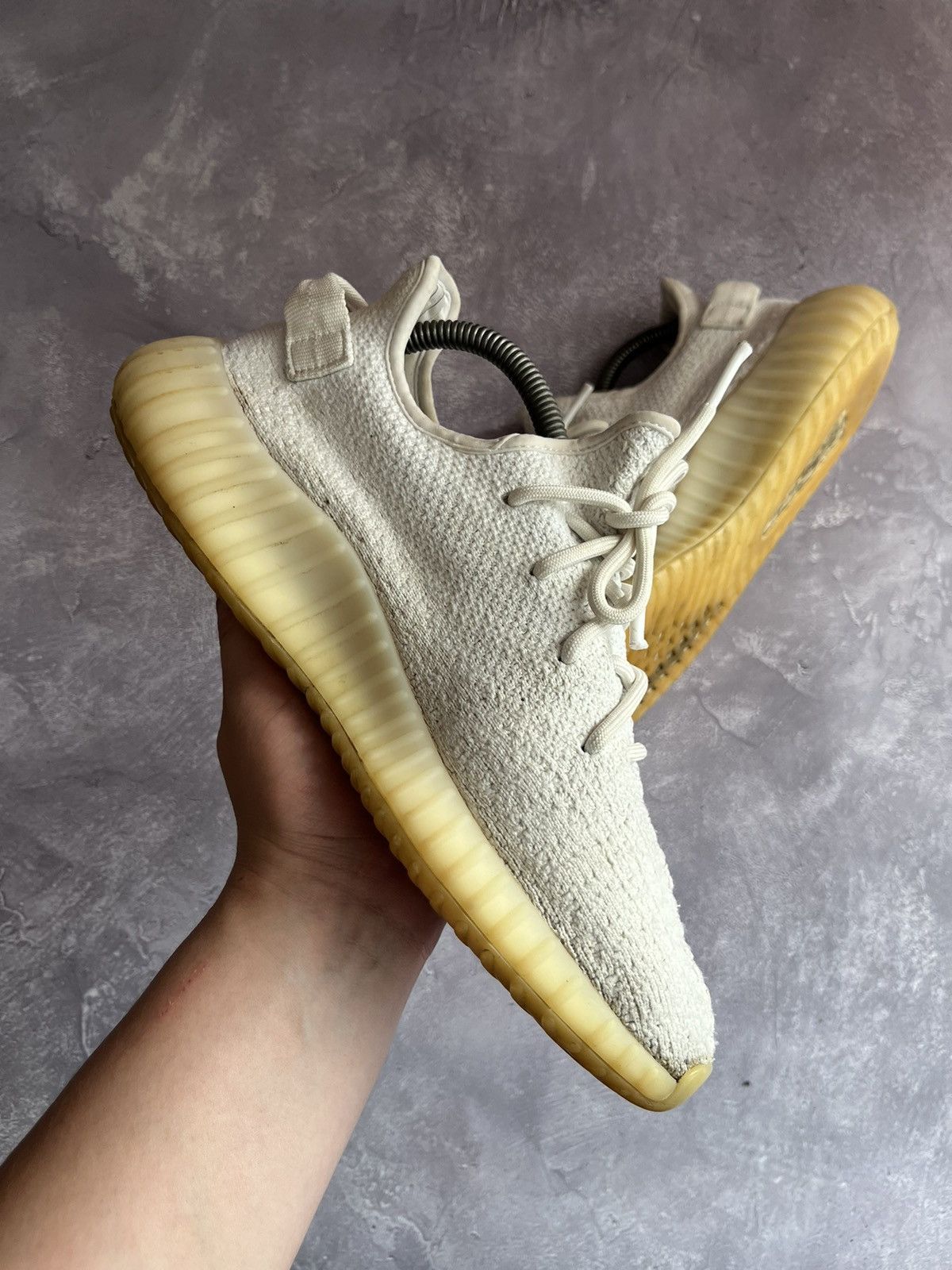 Adidas Adidas Yeezy 350 V2 Cream Size US 9 / IT 39 - 3 Thumbnail