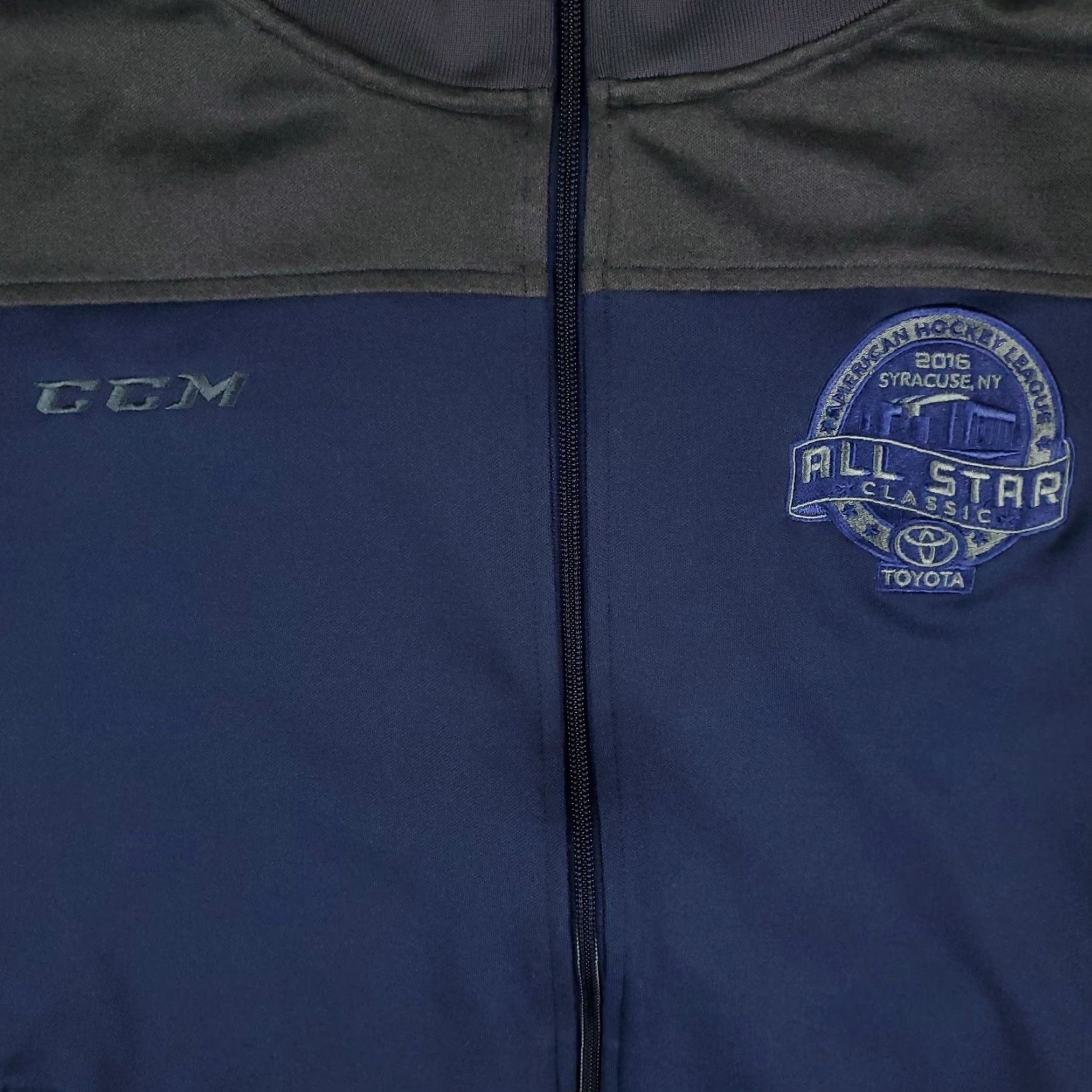 Vintage CCM Jacket Mens XL Blue Full Zip Track Jacket Sports Modern Men Size US XL / EU 56 / 4 - 2 Thumbnail