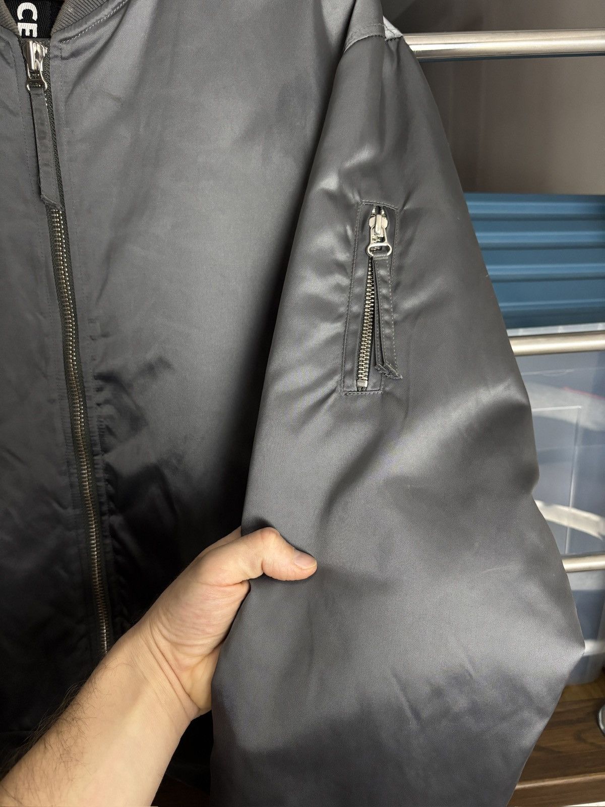 Our Legacy Our Legacy Steel Boxy Bomber Jacket Size US M / EU 48-50 / 2 - 5 Thumbnail