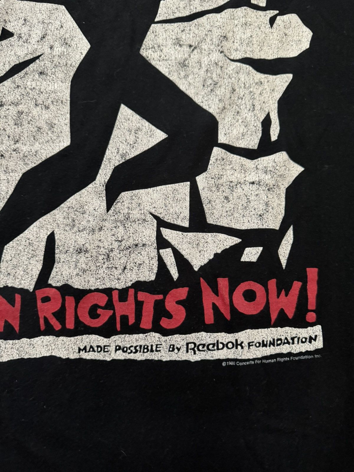 Reebok Human Rights Now! Reebok 1988 World Tour Concert Tee Large Size US L / EU 52-54 / 3 - 18 Thumbnail