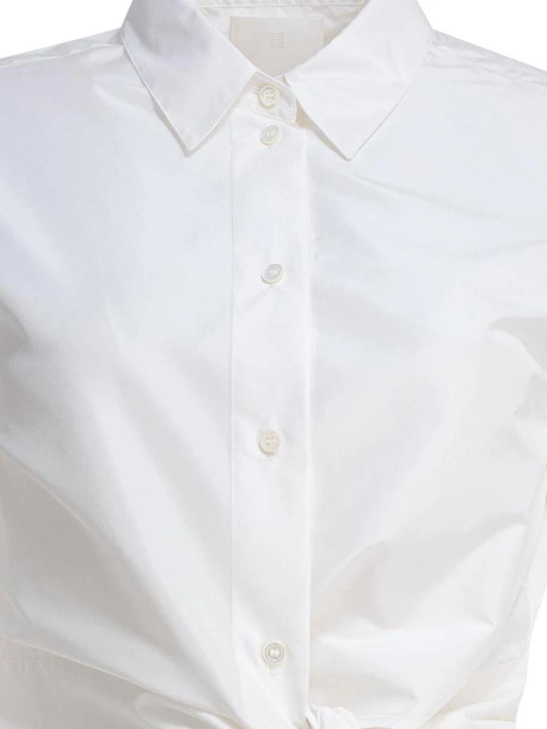 Givenchy o1w1db10326 Wrap Bow Shirt in White Size S / US 4 / IT 40 - 3 Thumbnail