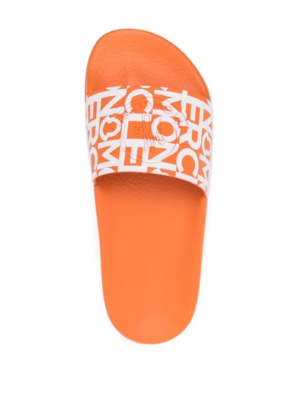 Moncler o1y1125 Slippers in Orange/White Size US 10 / IT 40 - 4 Thumbnail