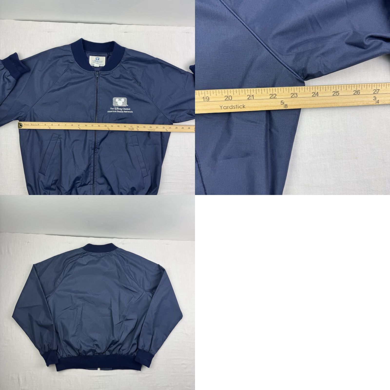Disney VINTAGE Disney Windbreaker Jacket Men L Blue 80s Disney World Event 1980s Adults Mens Jacket Blue Disney Channel Windbreaker Size US L / EU 52-54 / 3 - 8 Thumbnail