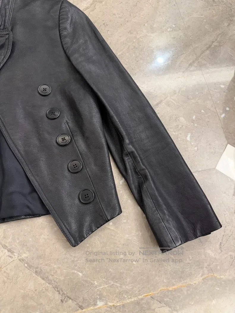 Saint Laurent Paris Saint Laurent Paris Vintage Lamb Leather Court Jacket Size XS / US 0-2 / IT 36-38 - 3 Thumbnail