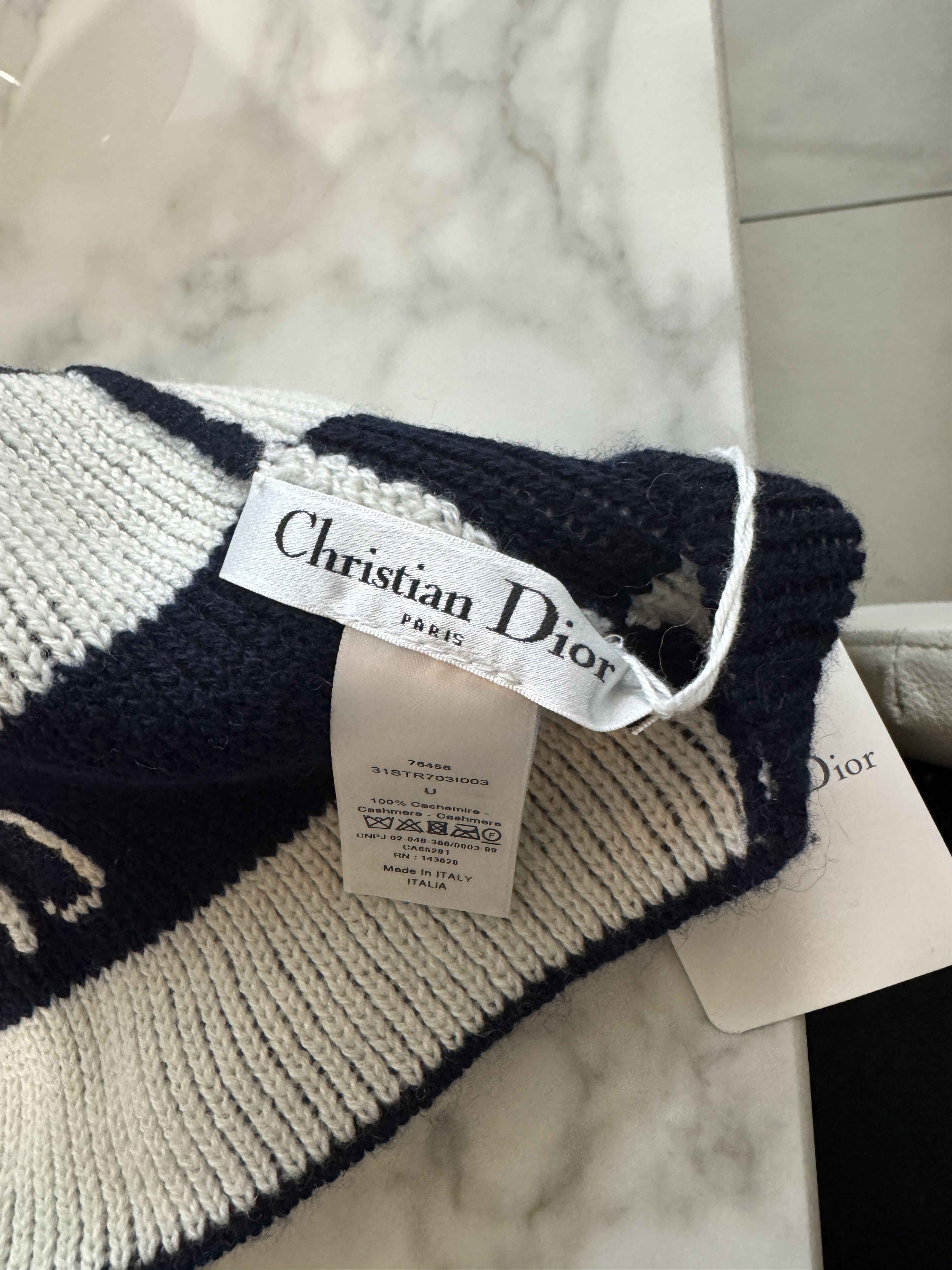 Dior STRIPE HAT Size ONE SIZE - 9 Thumbnail