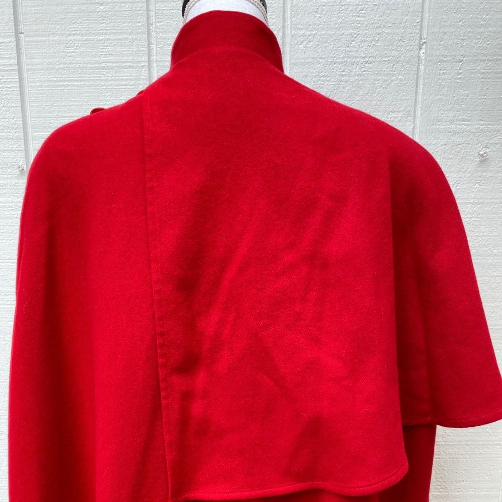 Vintage Merino Wool Cape Sz S Size S / US 4 / IT 40 - 5 Thumbnail