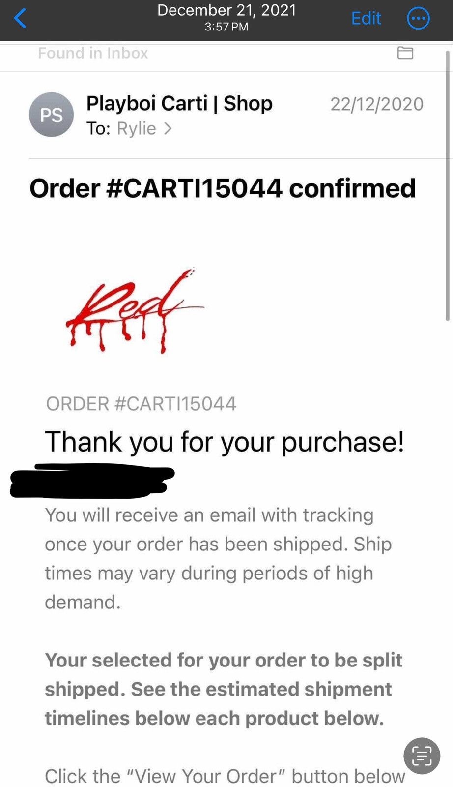 Playboi Carti Falling In Reverse Size US XL / EU 56 / 4 - 6 Thumbnail