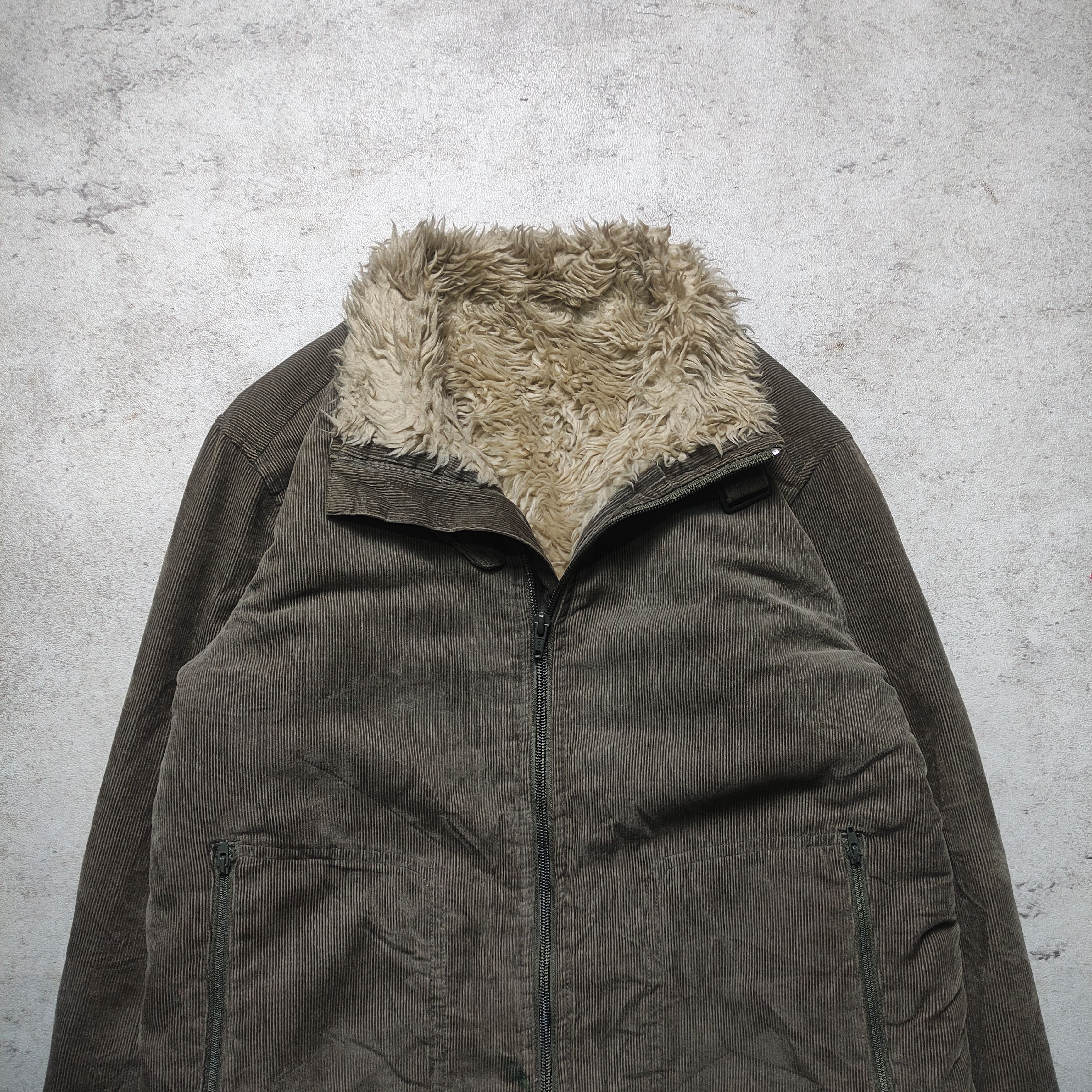 Japanese Brand Vkei Corduroy Fur Jacket Style Tornado Mart Size US S / EU 44-46 / 1 - 4 Thumbnail